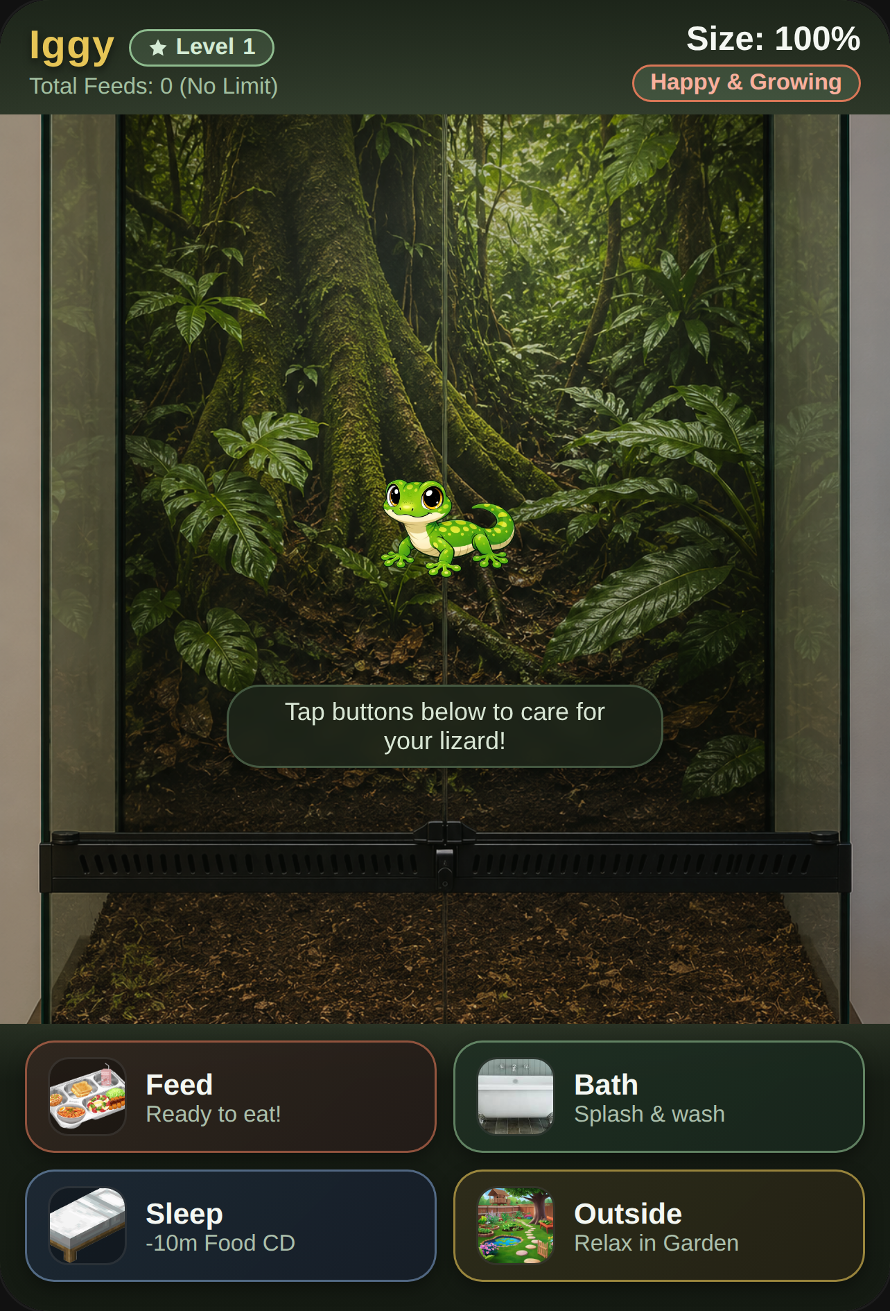 Tiny Lizard Terrarium cover