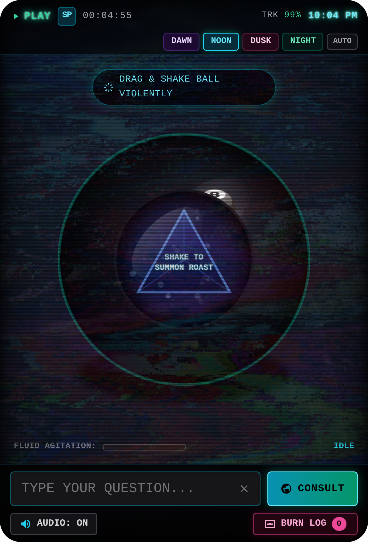 Cursed 8-Ball · VHS Insult Oracle cover