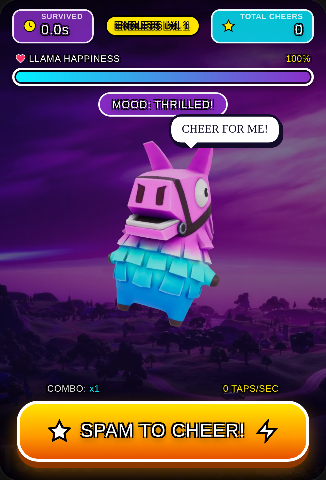 you guys loved the llama one more breaks out of your phone screen so here you go this was you guys when I posted it cover