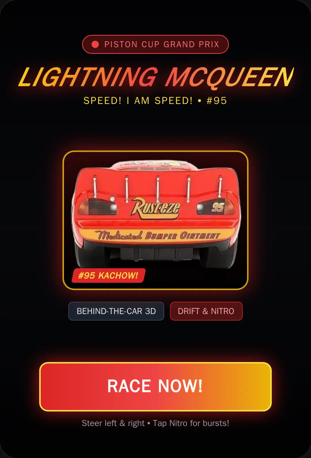 Lightning McQueen: Piston Cup Grand Prix cover