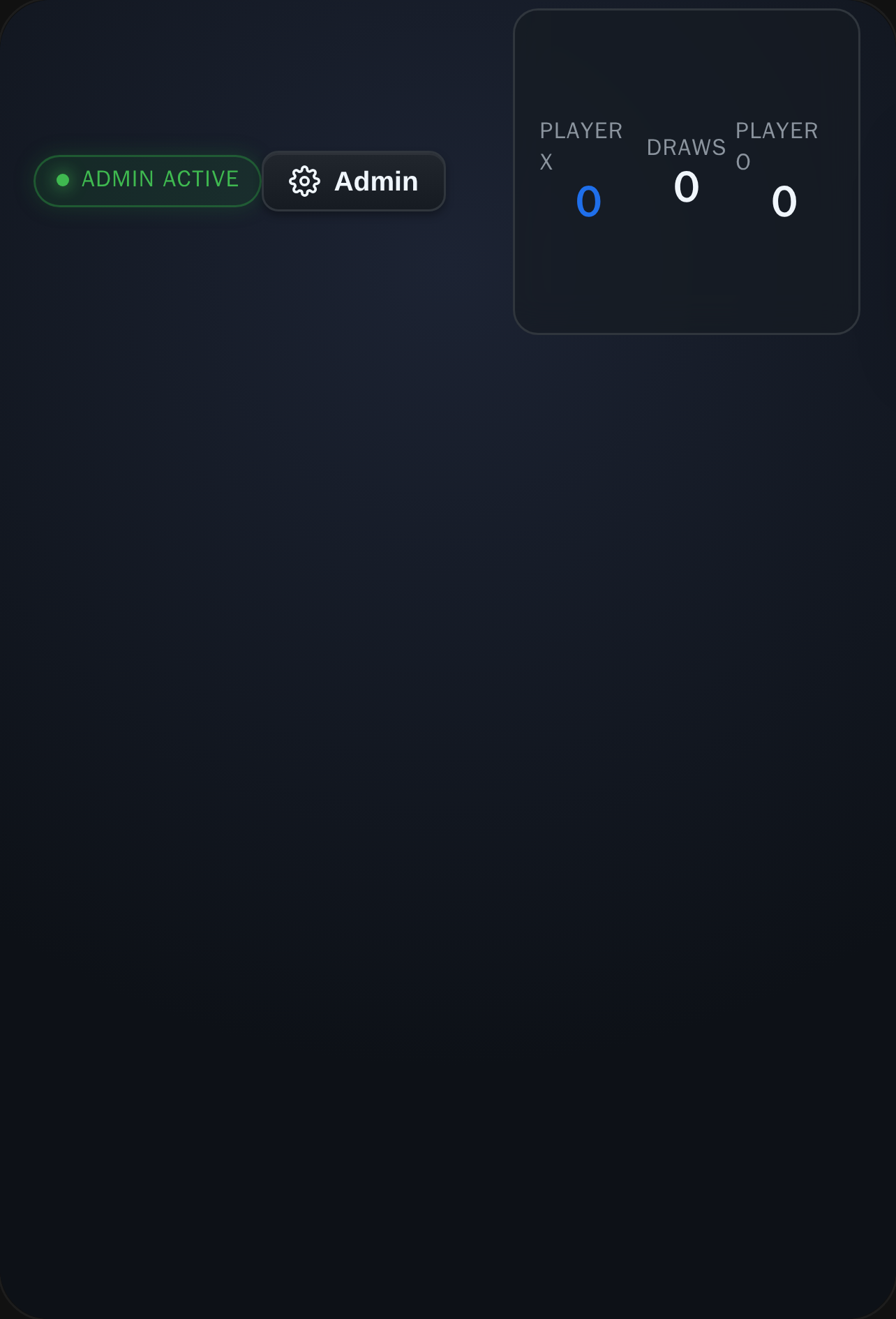 Tic Tac Toe + Admin Panel cover