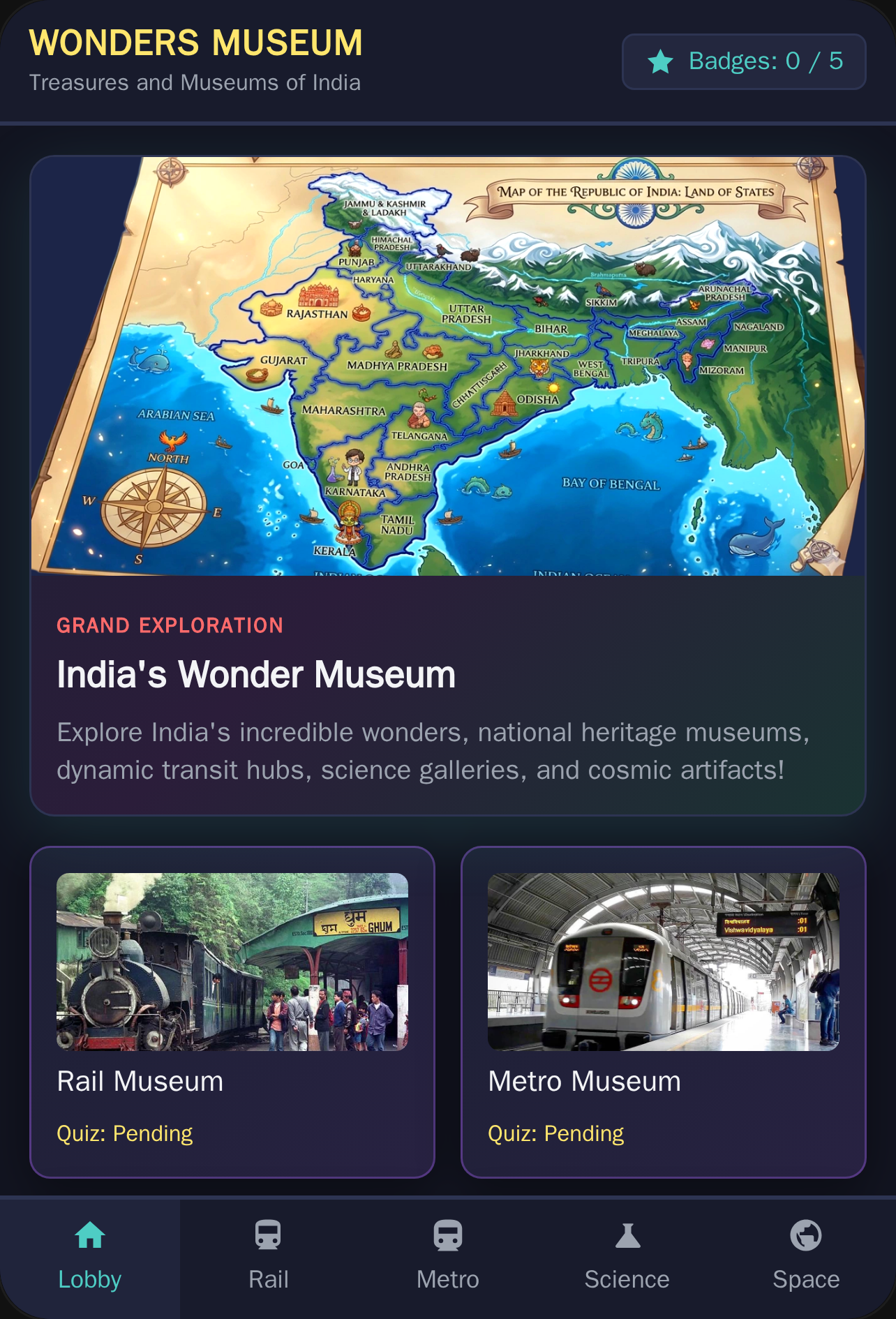 Wonders of India — Interactive Museum cover