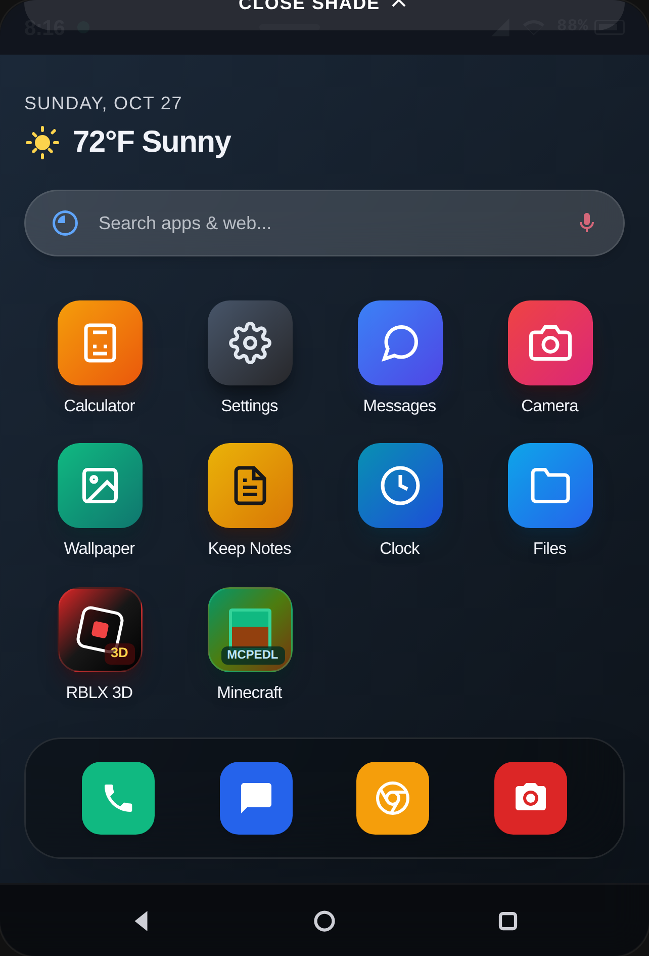 Android OS Simulator pls remix make better cover