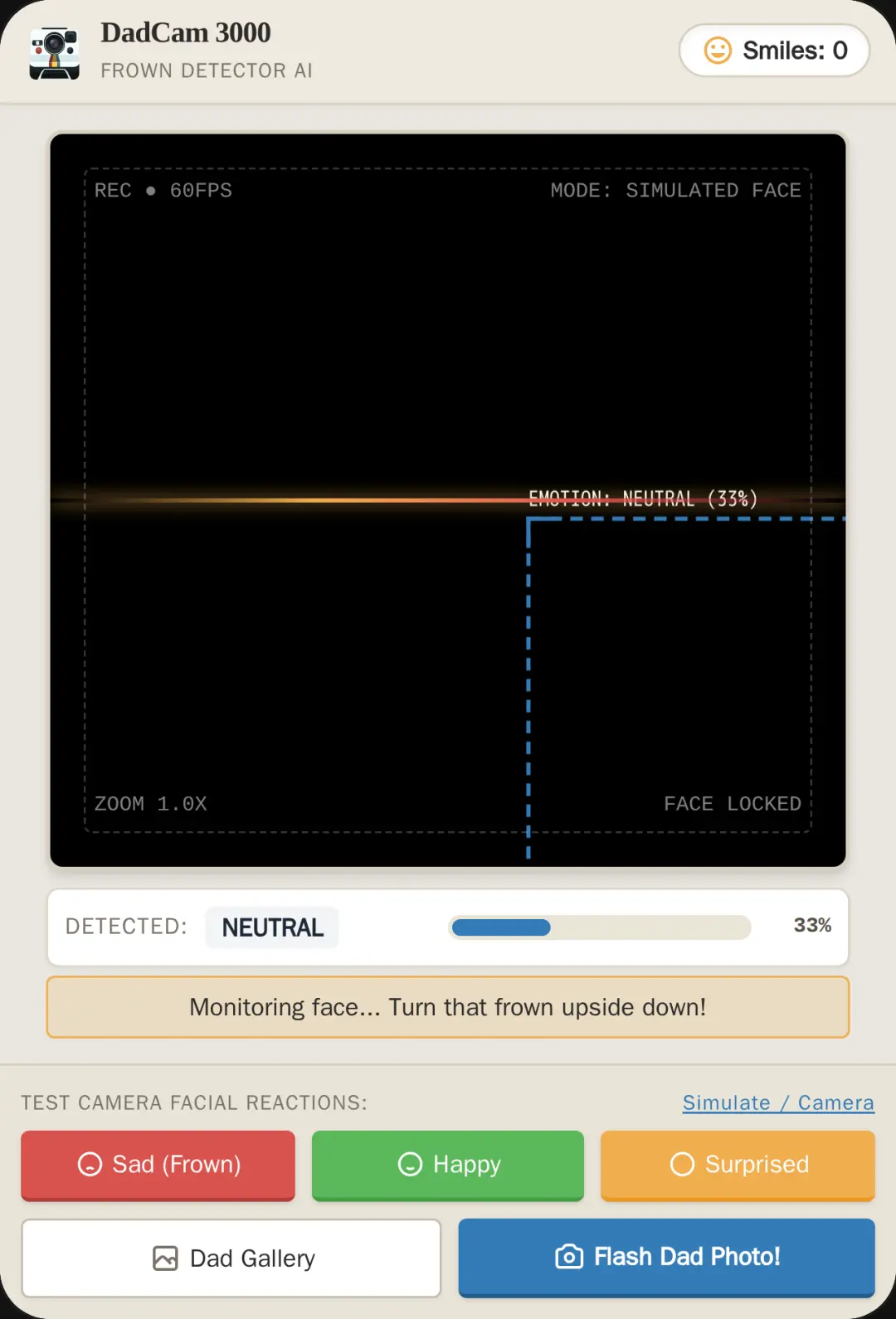 DadCam: Frown Detector cover