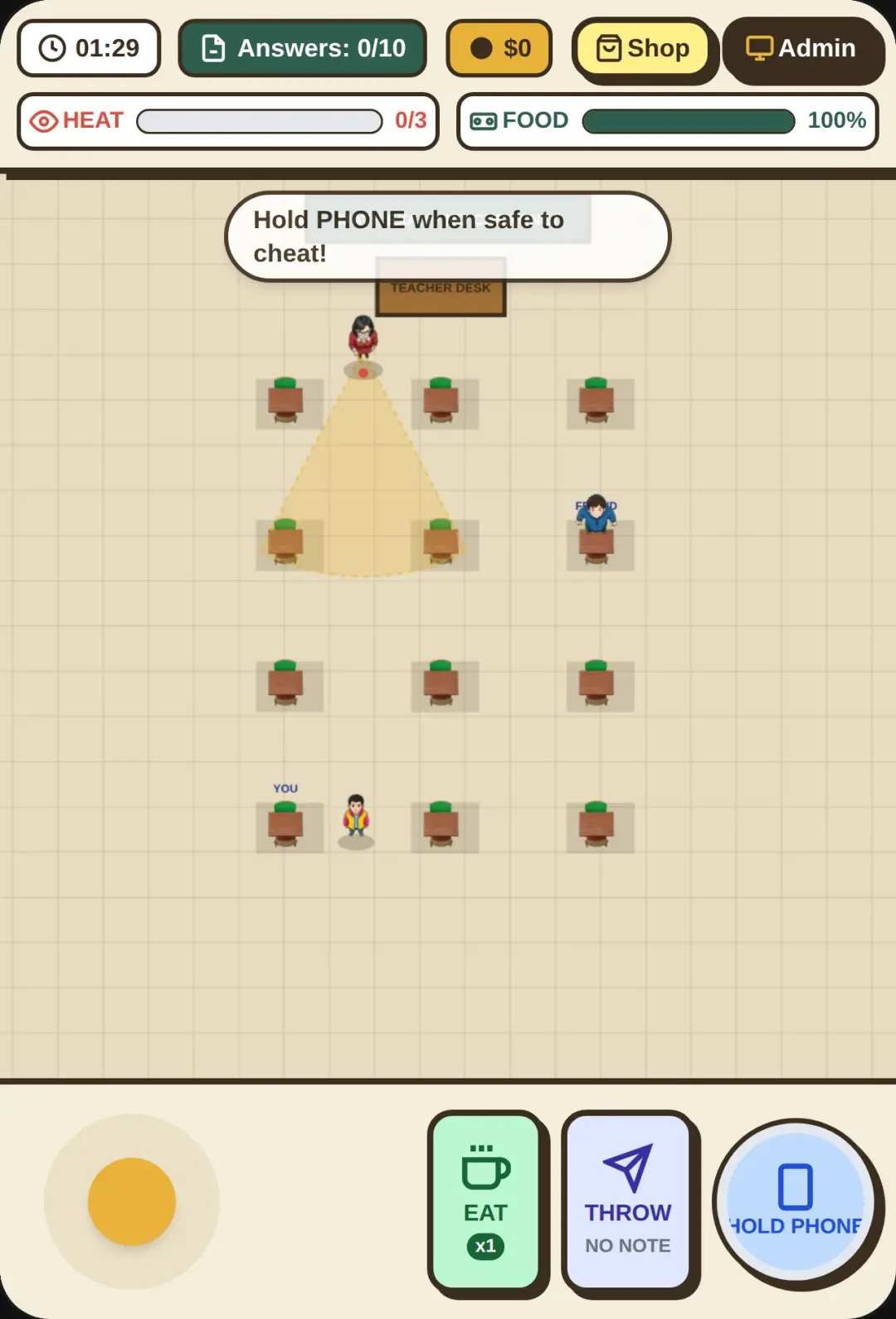 Cheat Class: Stealth Exam cover