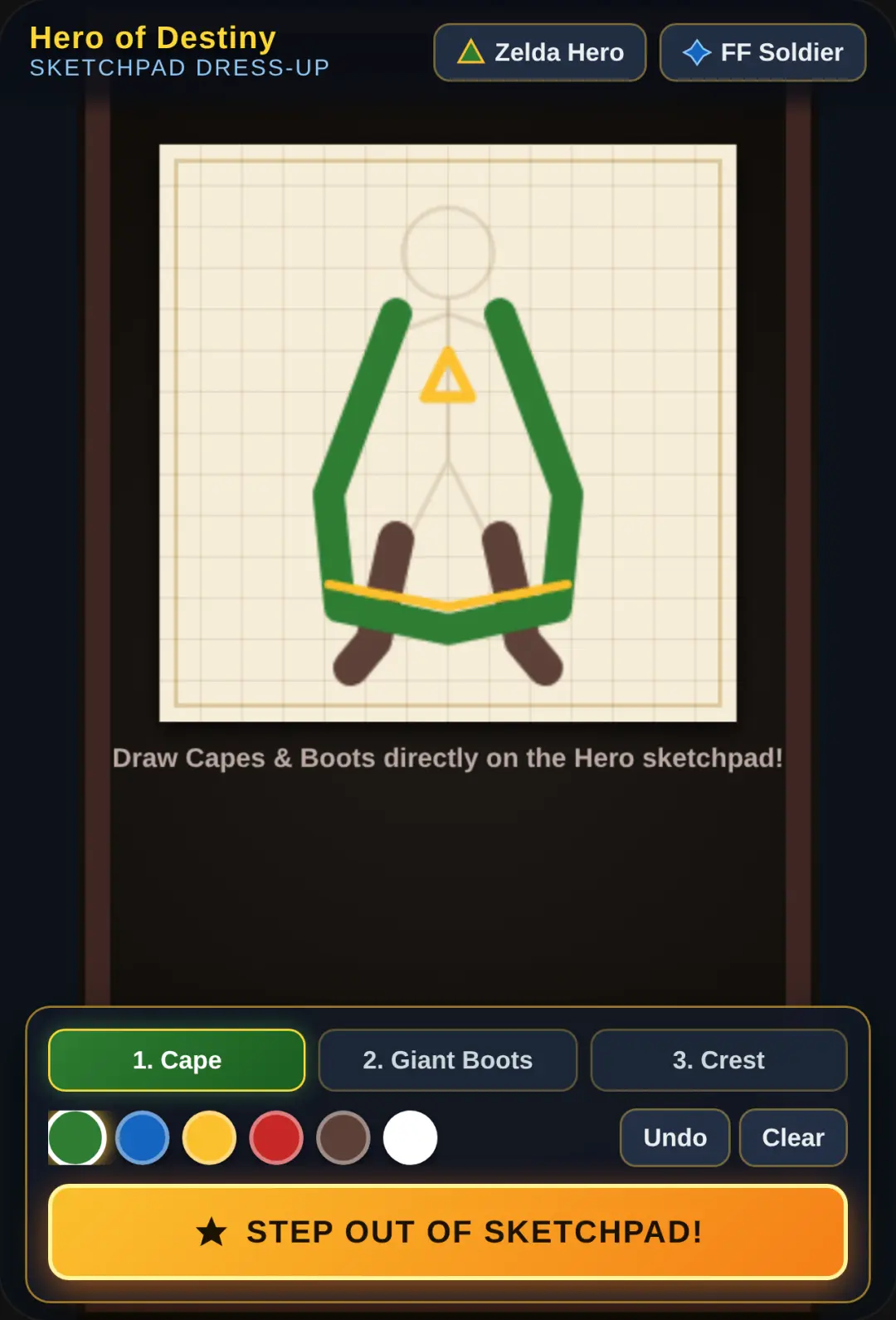 Hero of Destiny: Sketchpad & Adventure cover