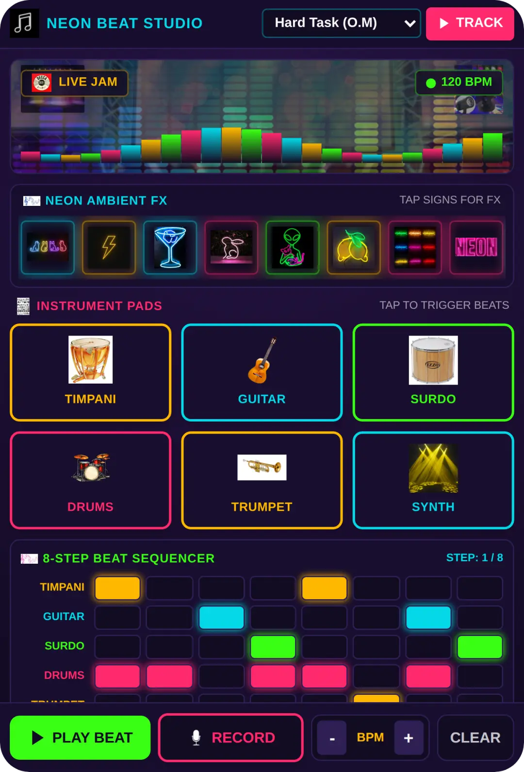 Neon Beat Studio cover