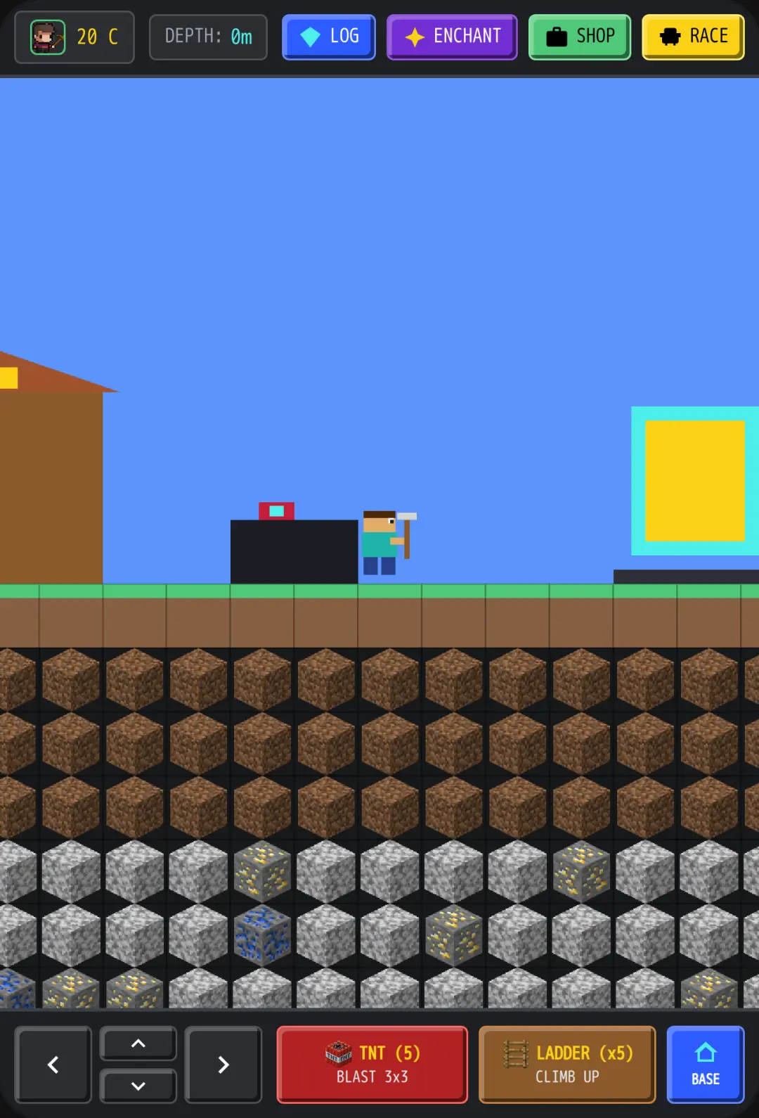 2D Minecraft Underground Mining cover