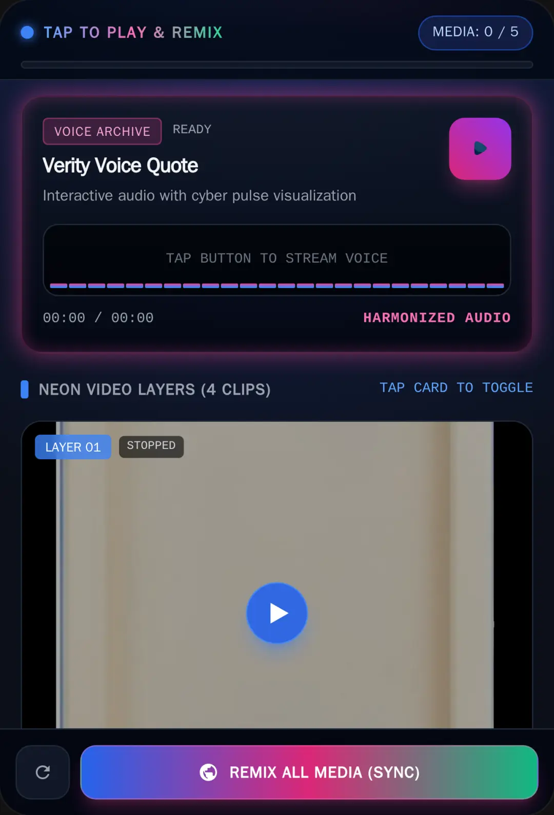 Cyber Neon Remix Hub cover
