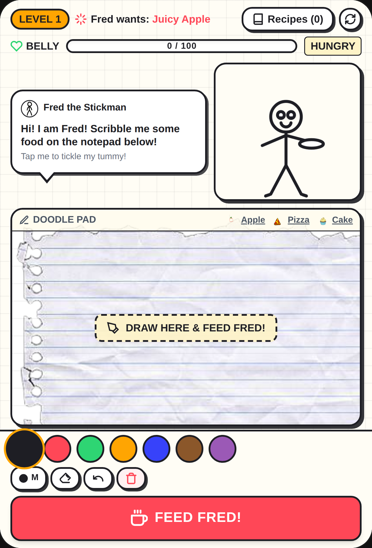 Draw & Feed Fred cover
