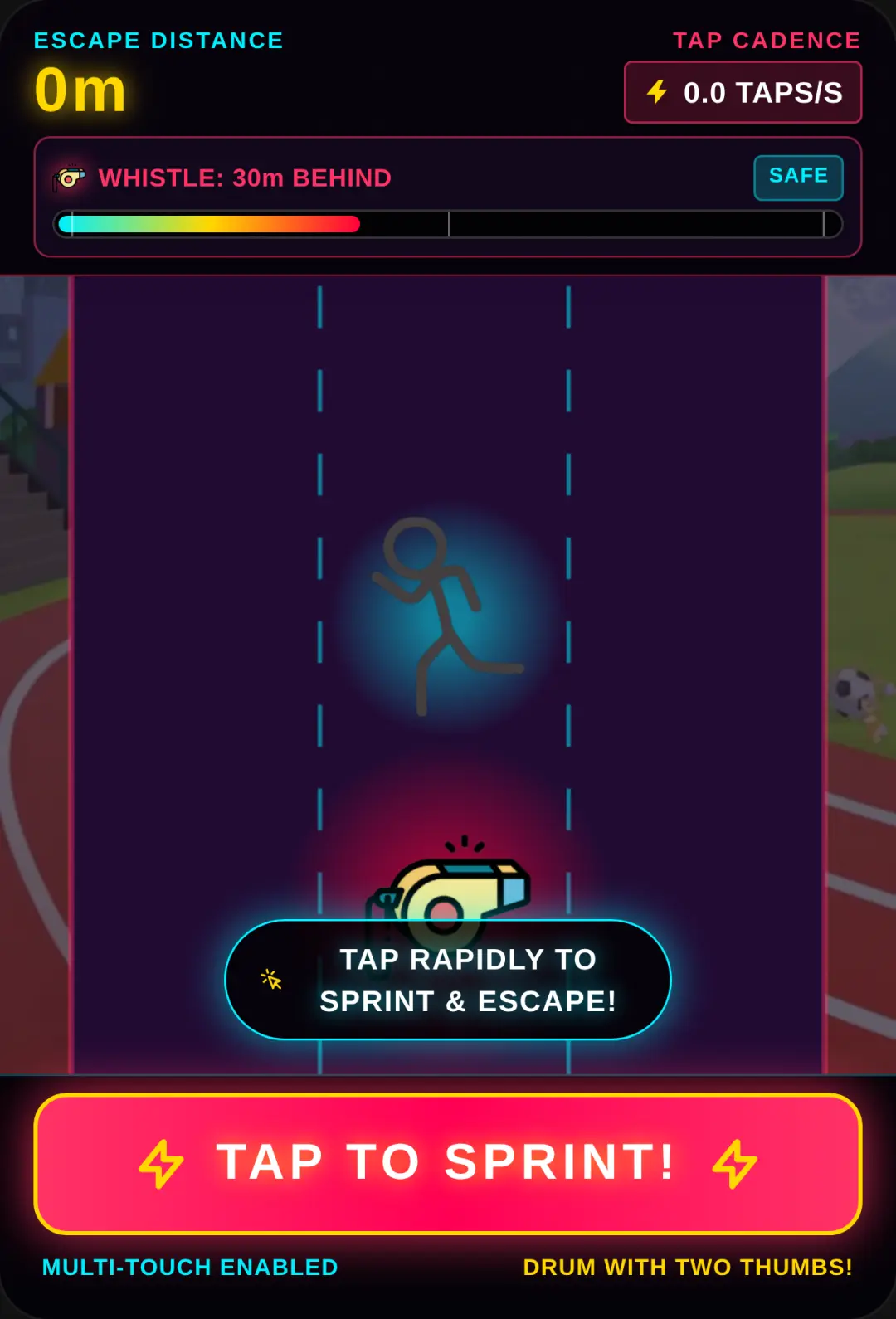 Whistle escape. The finale cover
