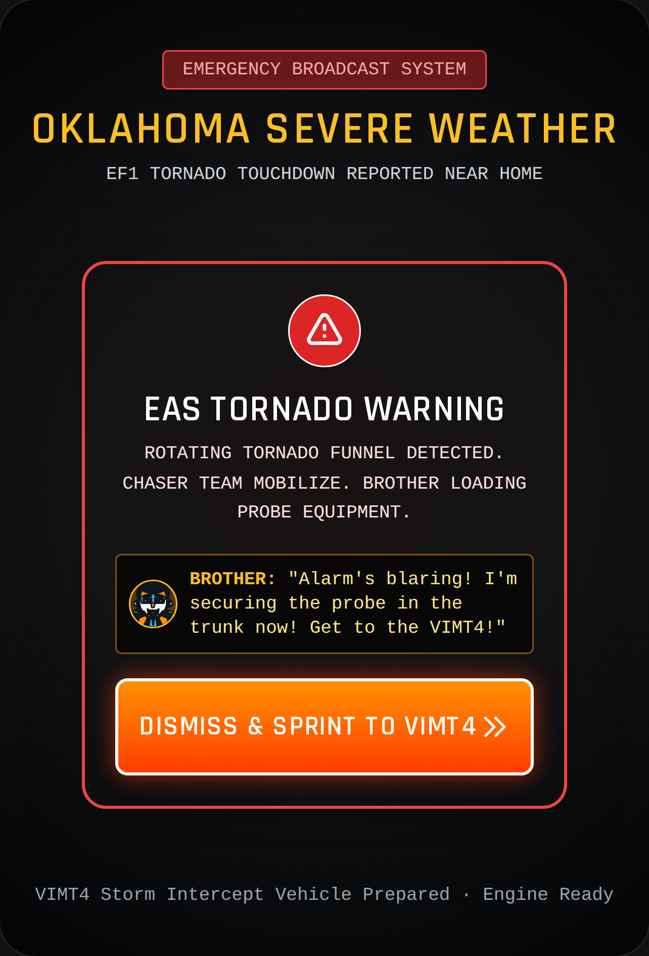 VIMT4 Storm Chaser - EF1 Intercept cover