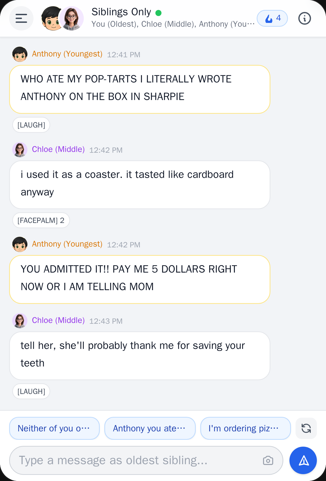 Sibling Group Chat cover