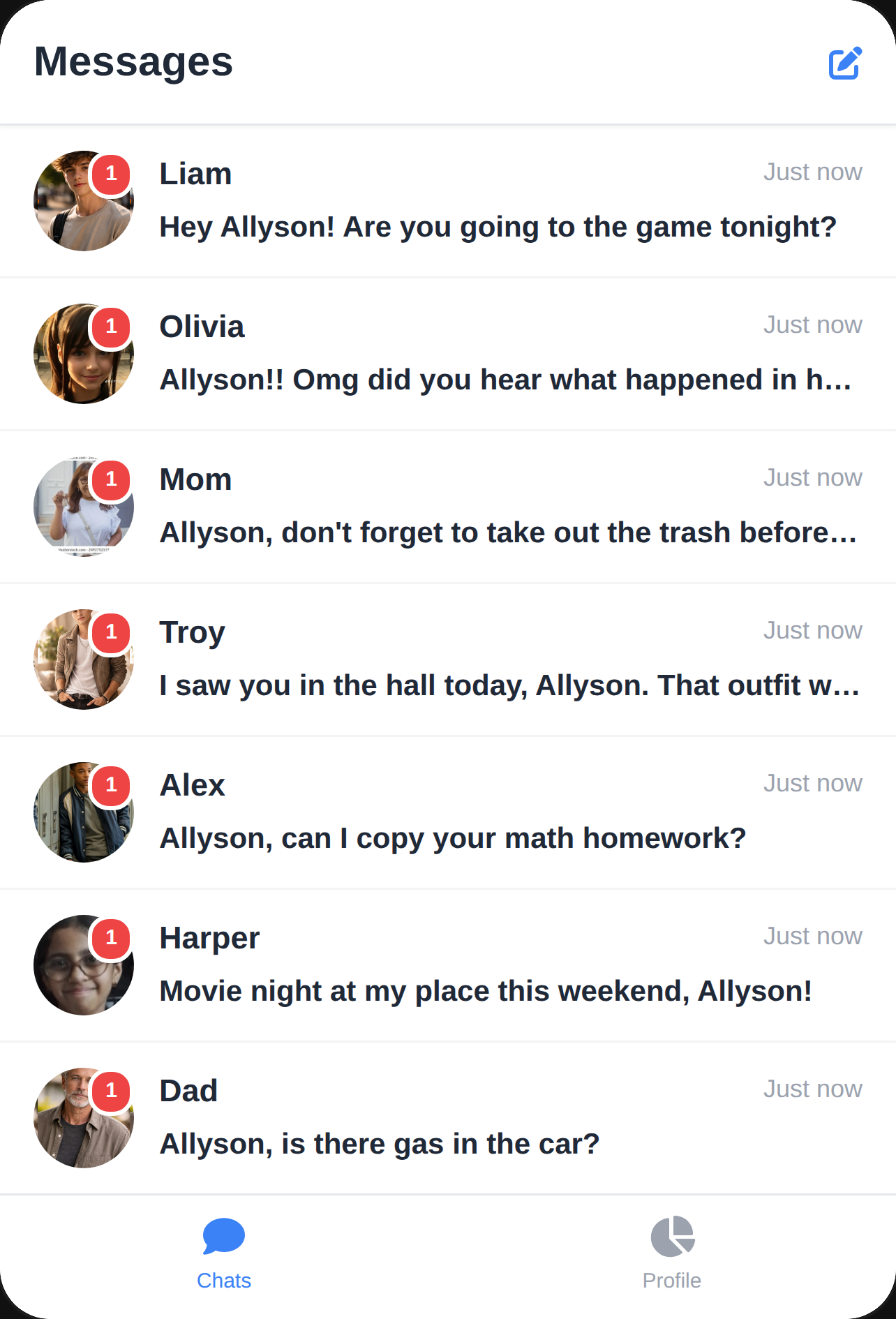 High School Texting Sim cover