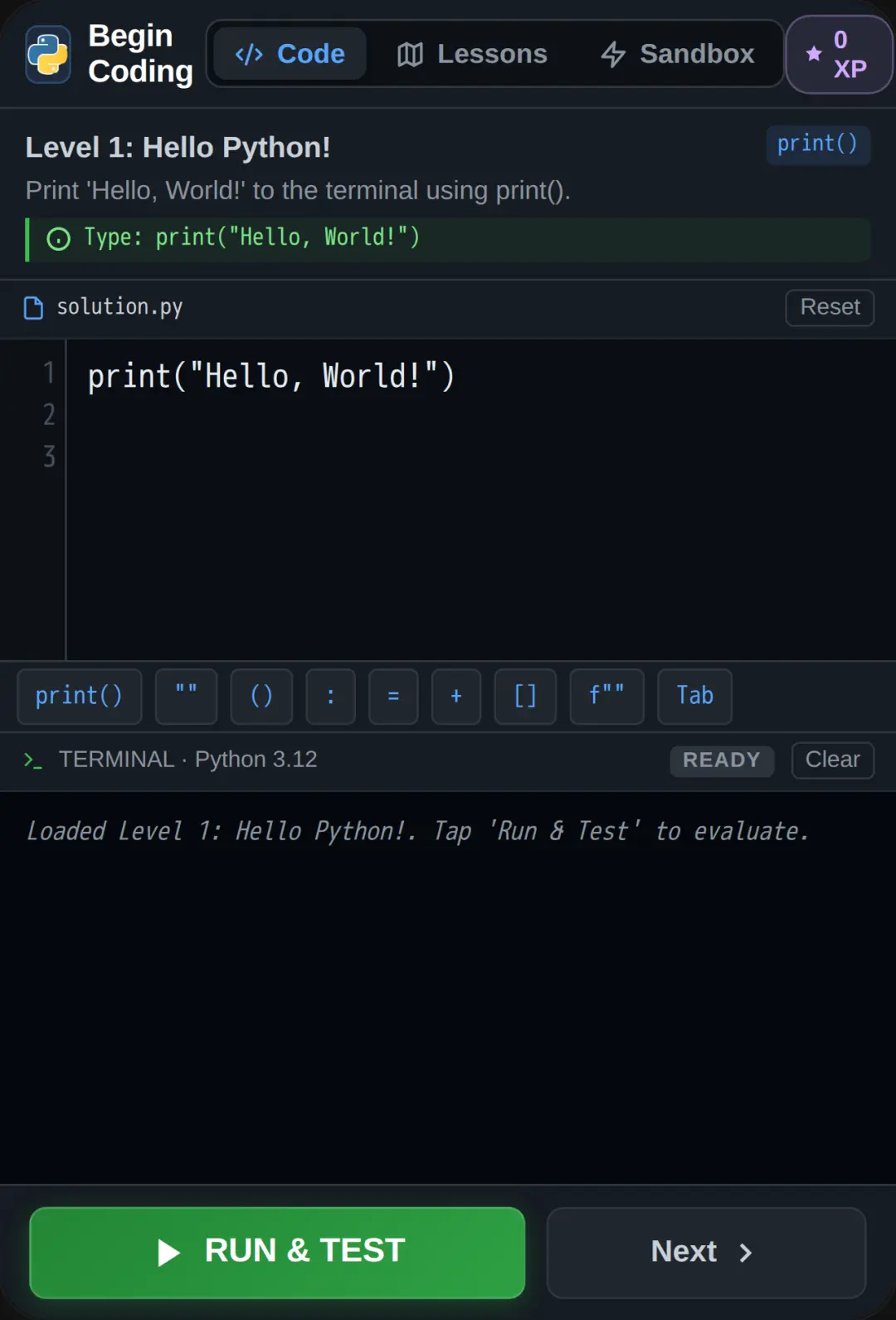 Begin Coding I hope this helps cover