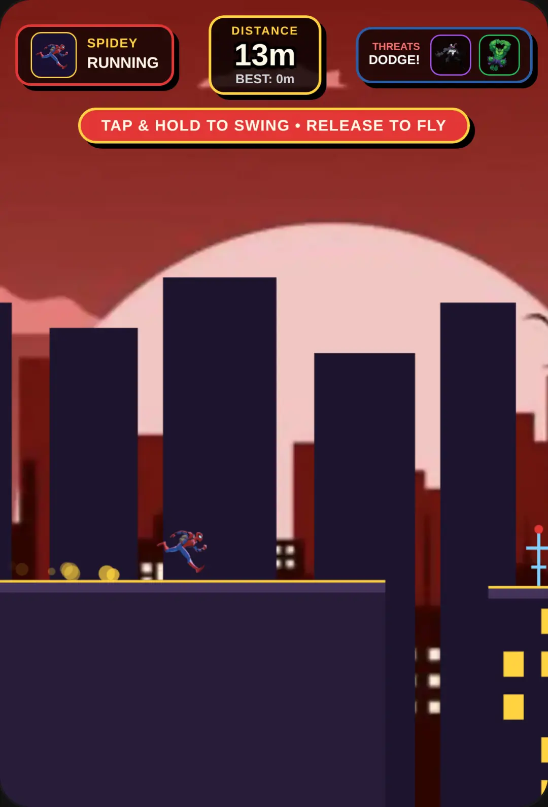 Spider-Man: Rooftop Web Runner cover