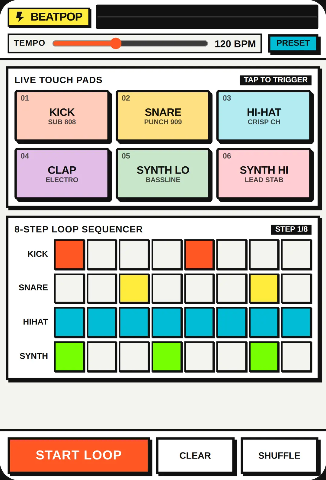 BEATPOP - Electronic Synthesizer & Sequencer cover
