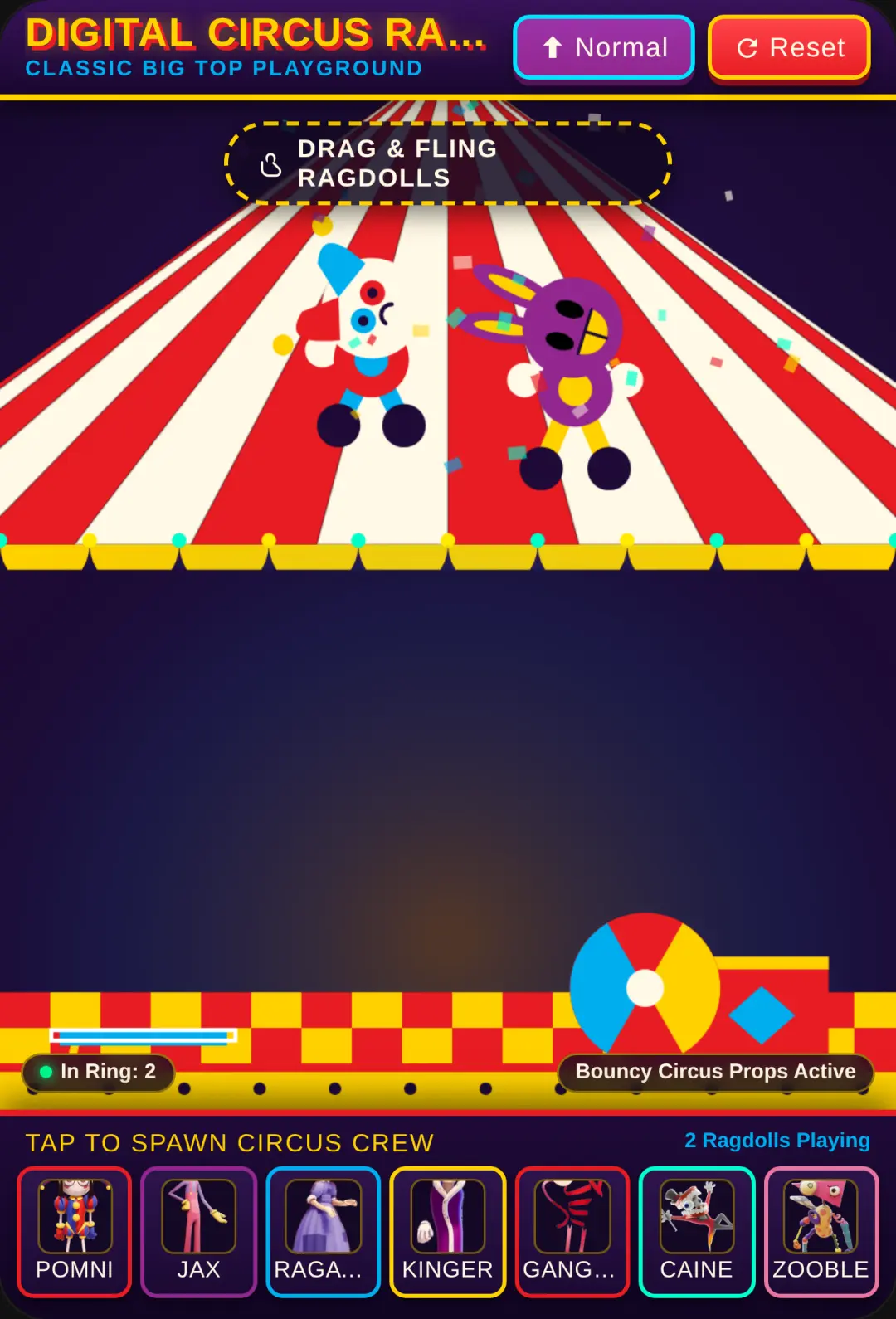 Digital Circus Ragdoll Playground cover
