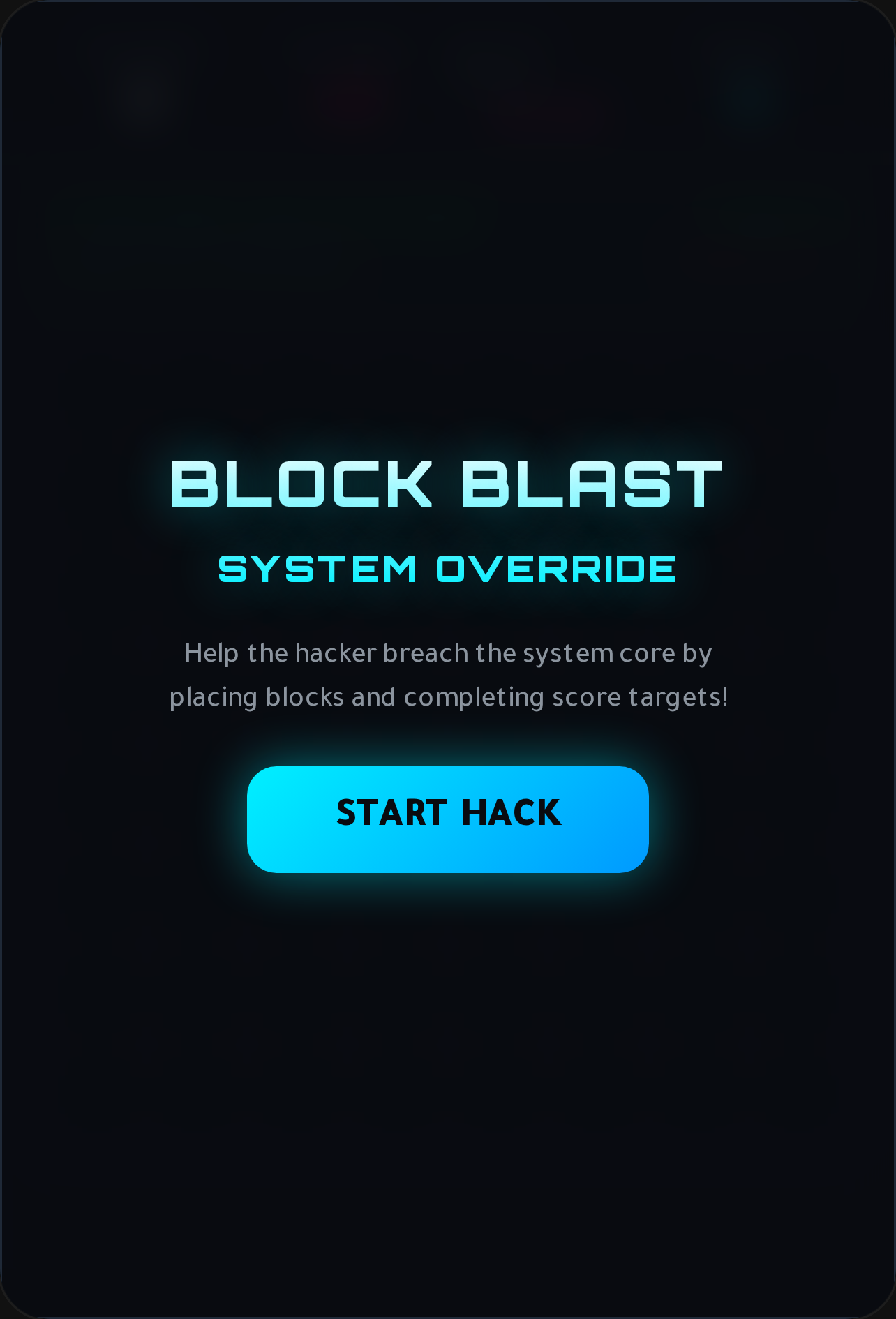 Block Blast: Hacker Edition STORY OF MINI GAME cover