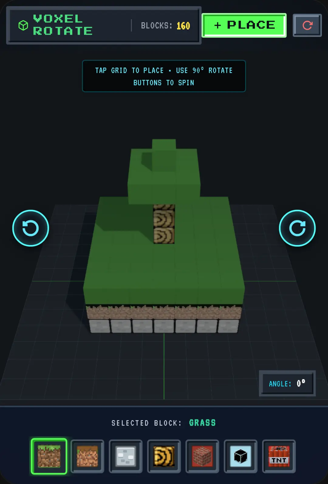 Minecraft Rotating Voxel World cover
