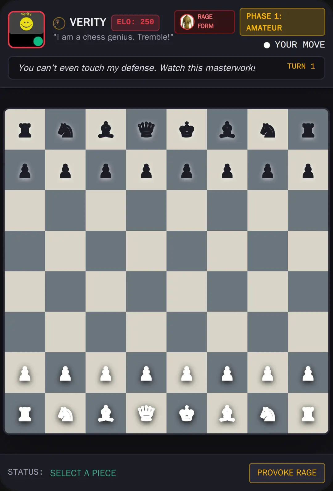 Verity's Rage Chess cover