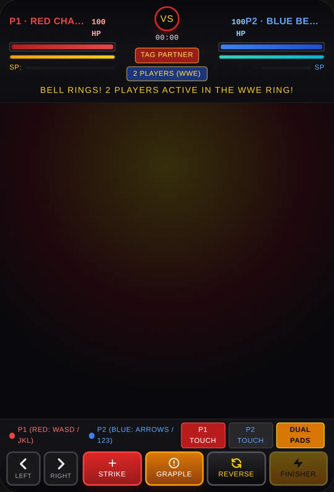WWE 2-Player Pro Wrestling Showdown cover