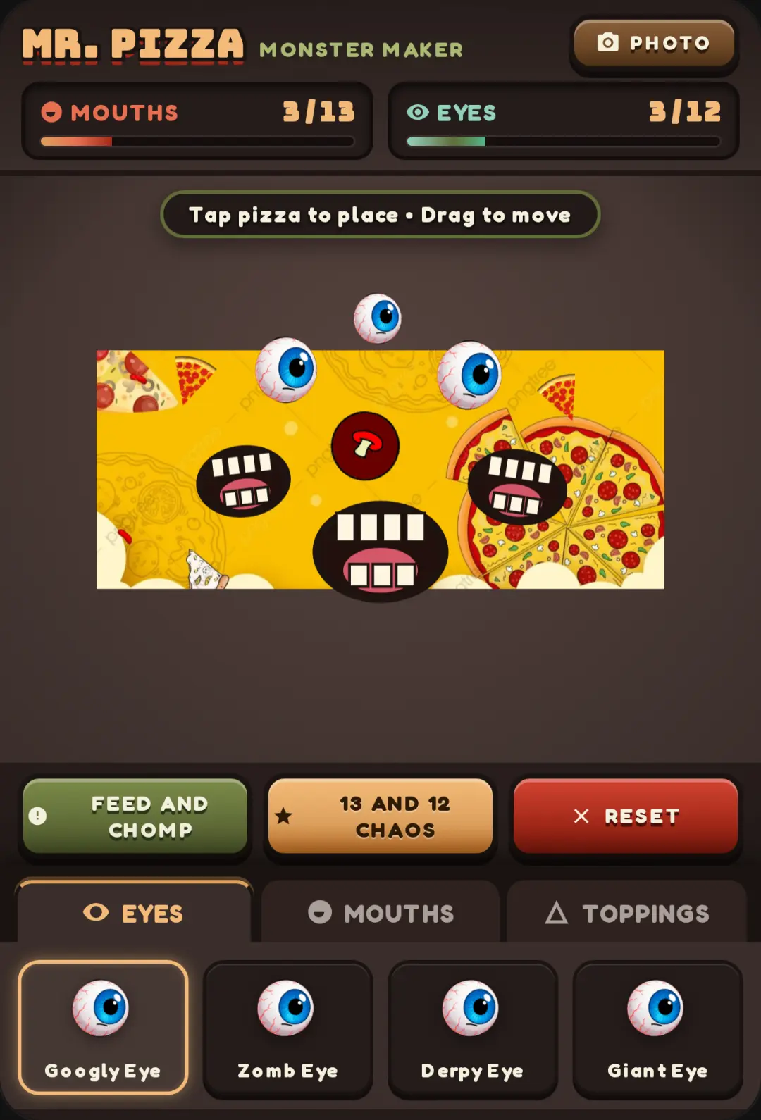Mr. Pizza - 13 Mouths and 12 Eyes Character Creator cover