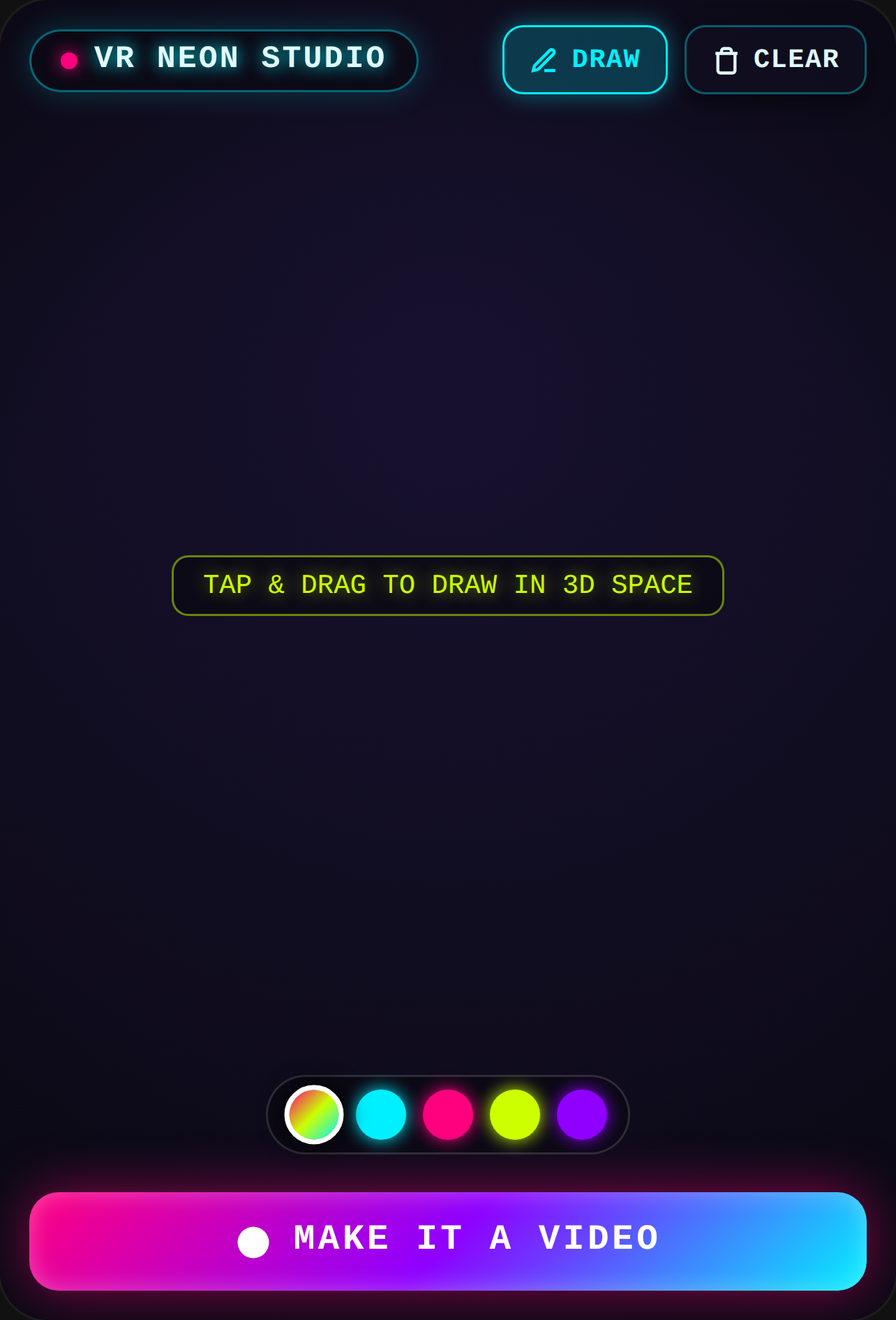 VR 3D Neon Studio cover