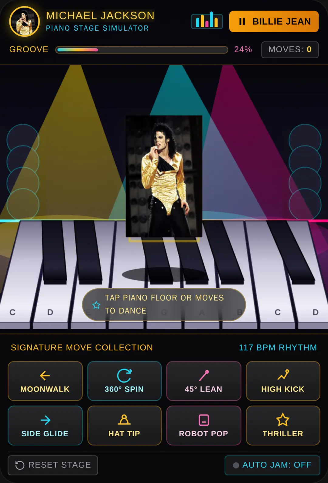 Michael Jackson Dance Simulator cover
