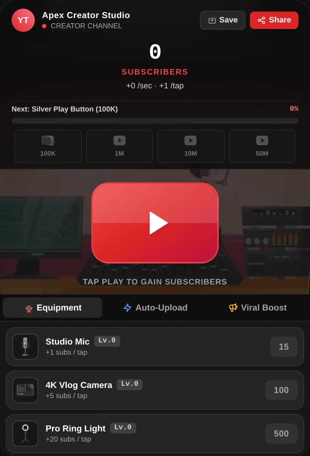 Subscriber Clicker - Creator Studio cover