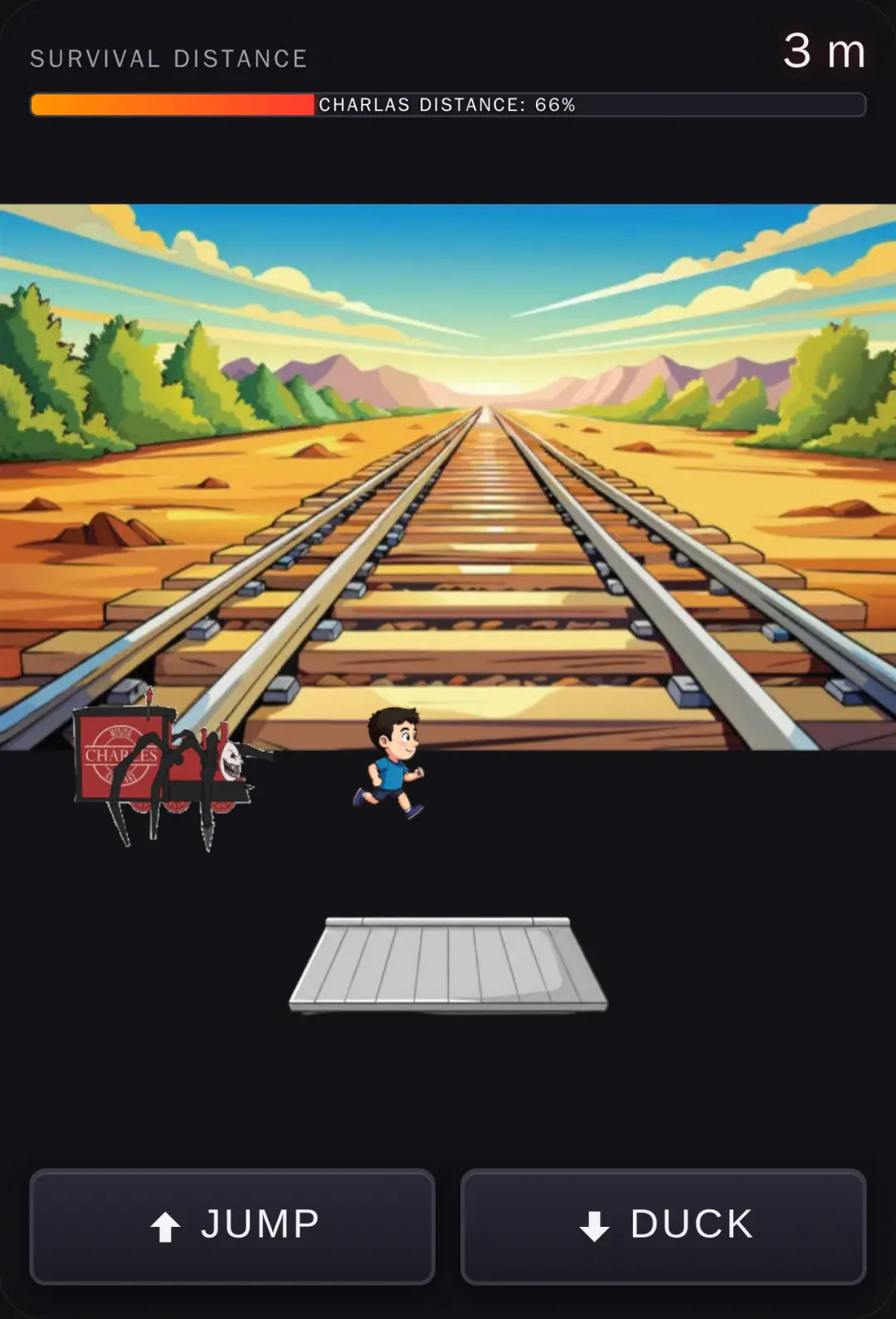 Chocho Charlas Train chase cover