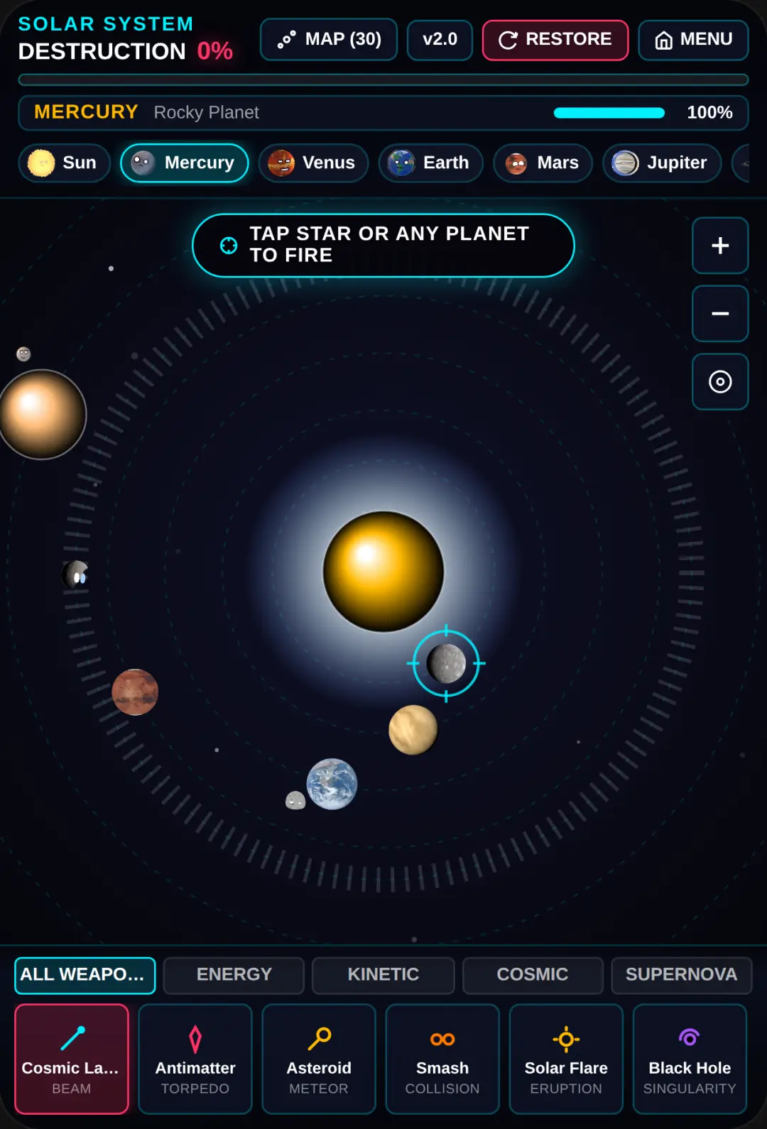 Solar System Destruction Simulator 2.0 cover