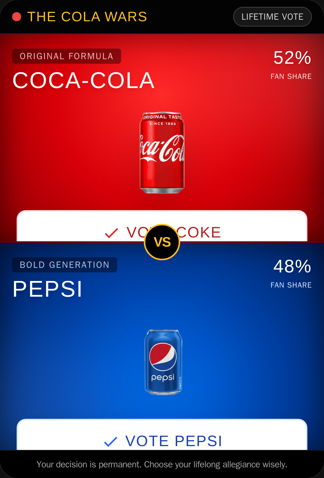 The Great Cola Showdown - Coke vs Pepsi cover