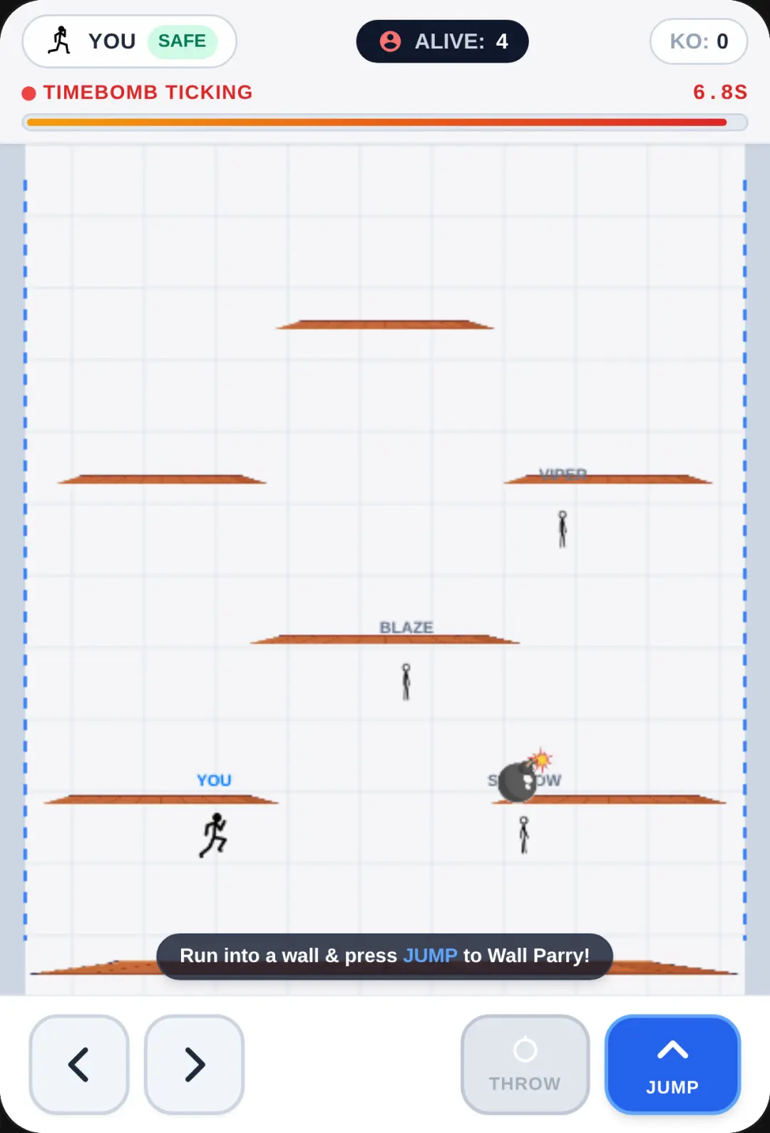 Stickman Timebomb: Wall Parry Royale cover