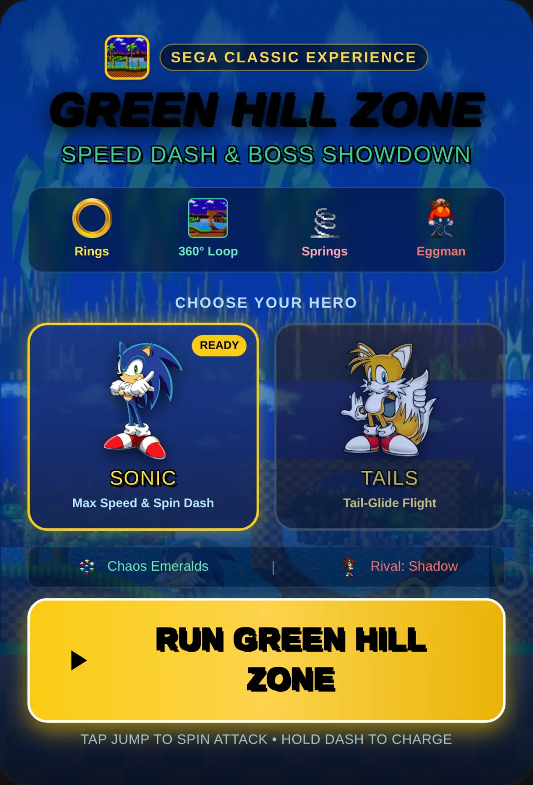 Sonic: Green Hill Zone Dash cover