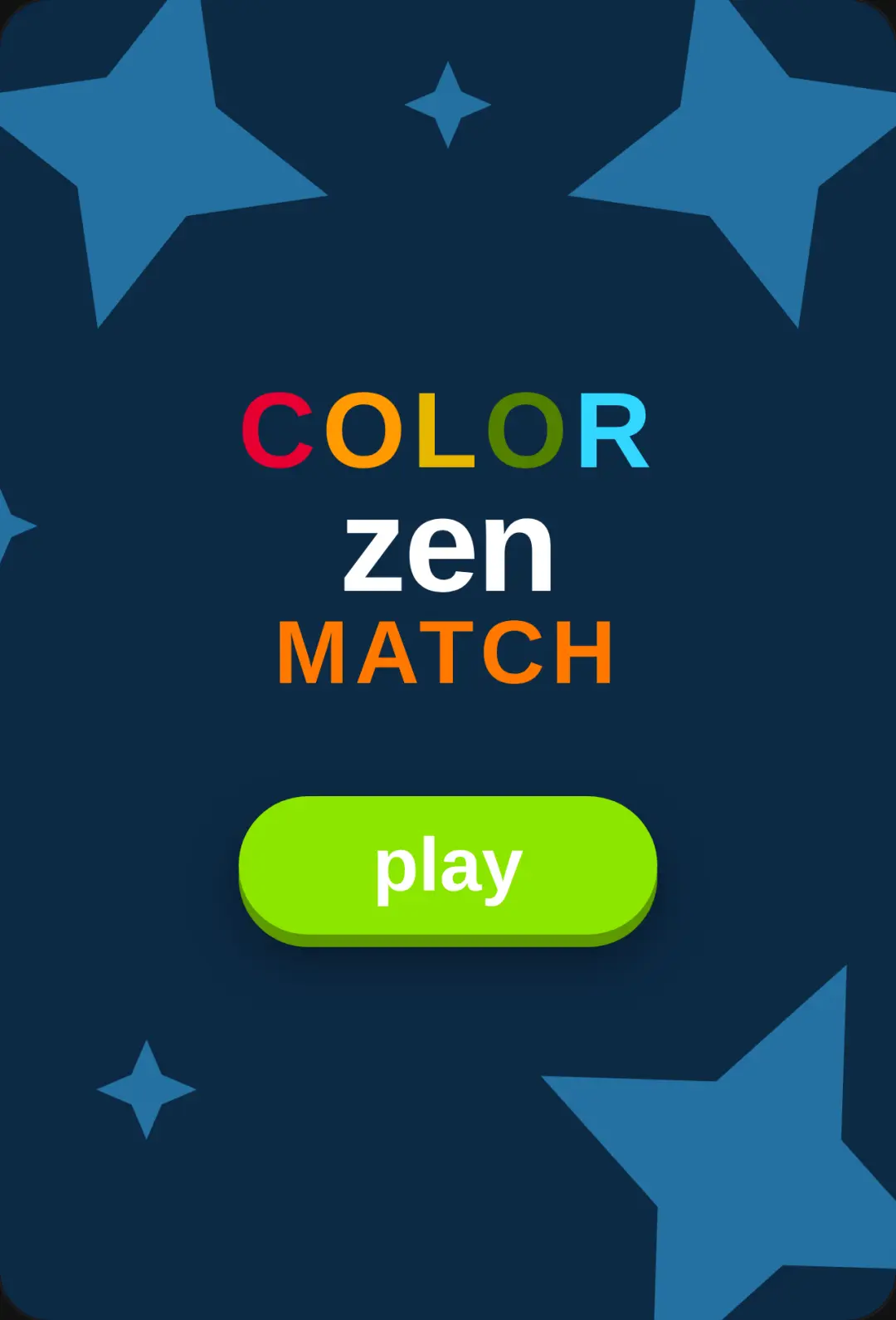 Color Zen Match - Level 1 cover