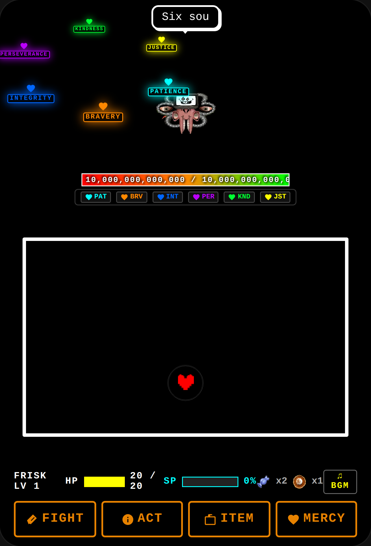 Undertale - The Six Souls Rebel cover