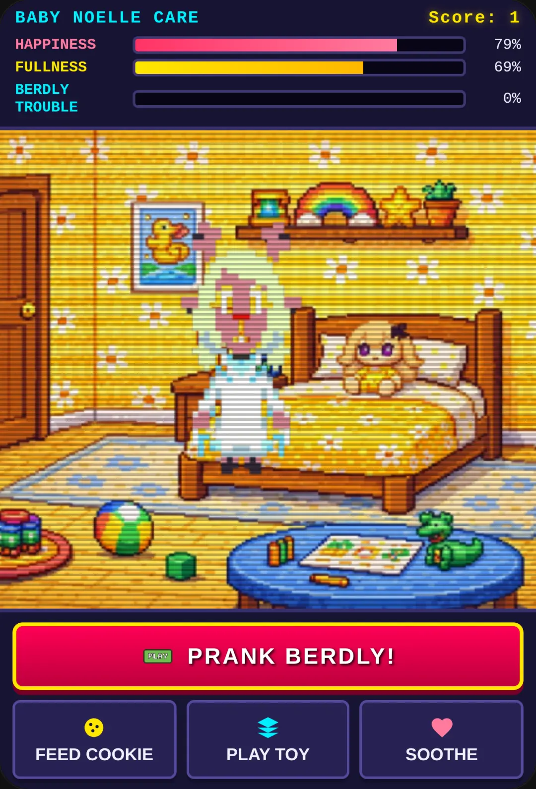 Baby Noelle Care & Berdly Pranks cover