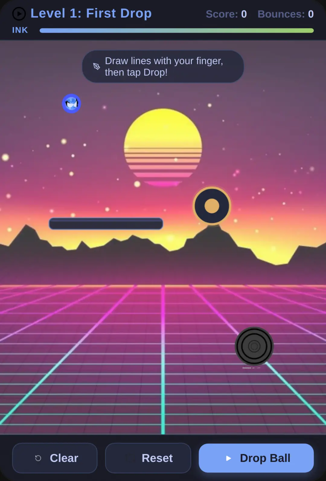 Bounce & Draw - Physics Puzzle cover