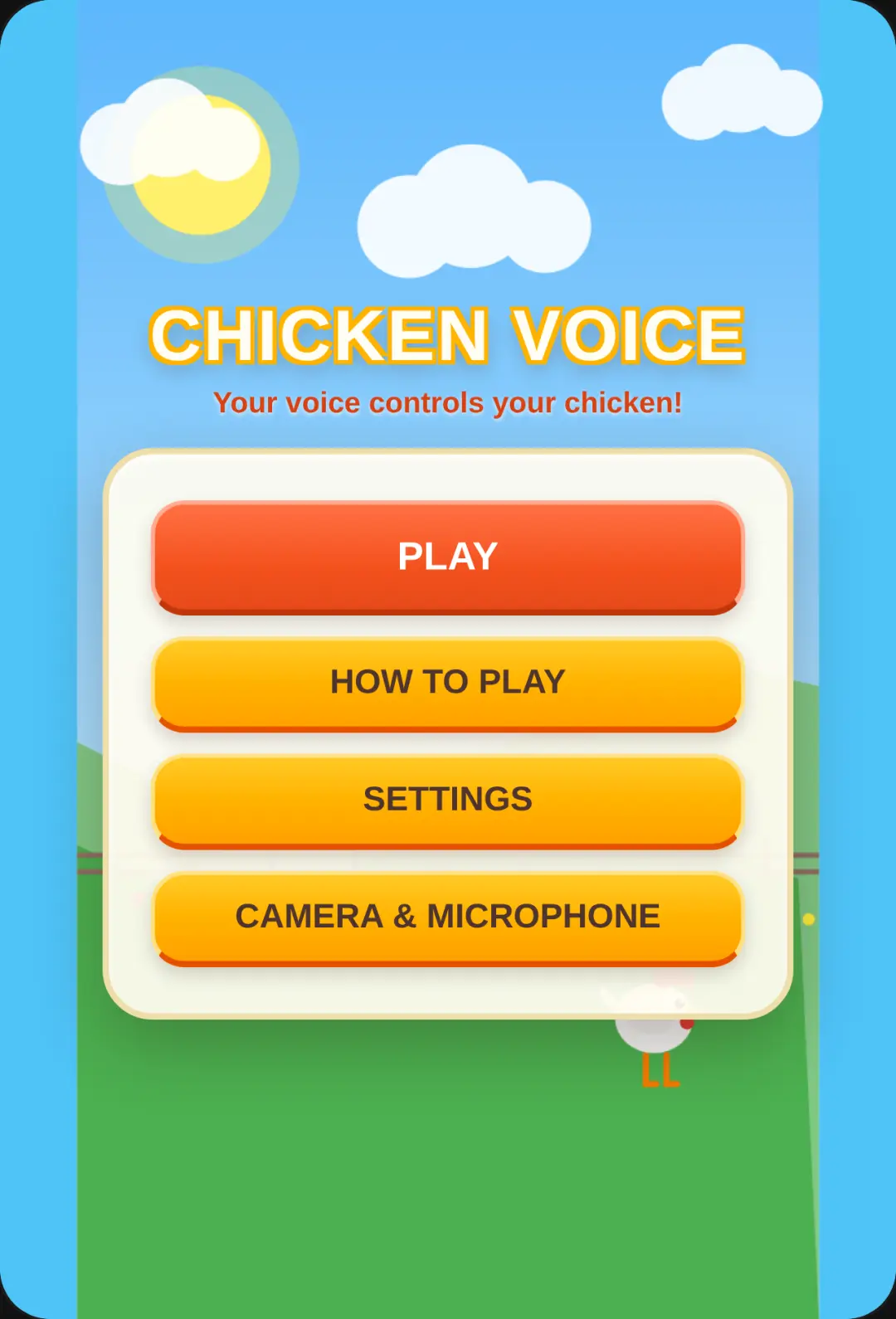 TikTok filter: CHICKEN VOICE cover