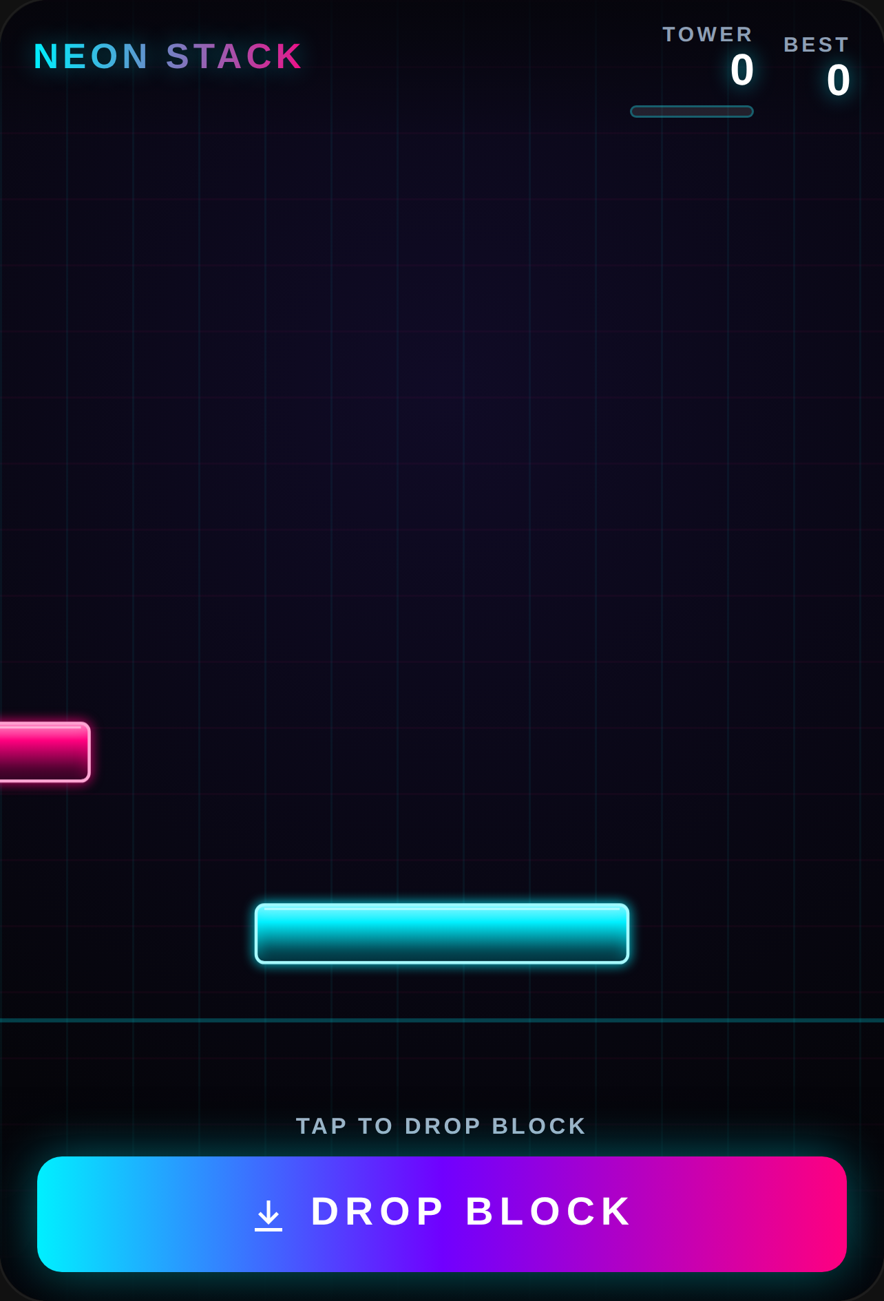 Neon Stack Block Tower cover