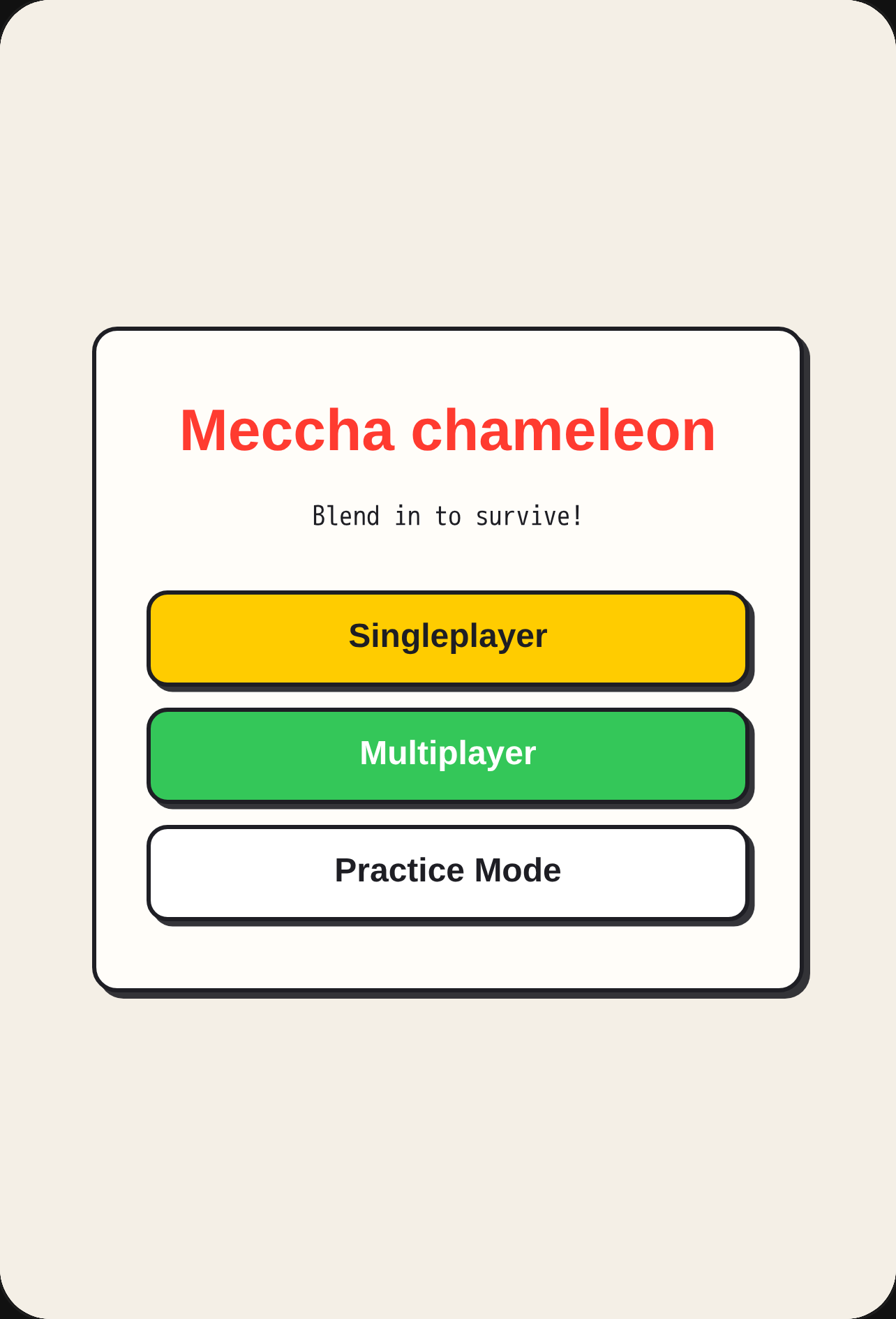 Meccha Chameleon- multiplayer available cover