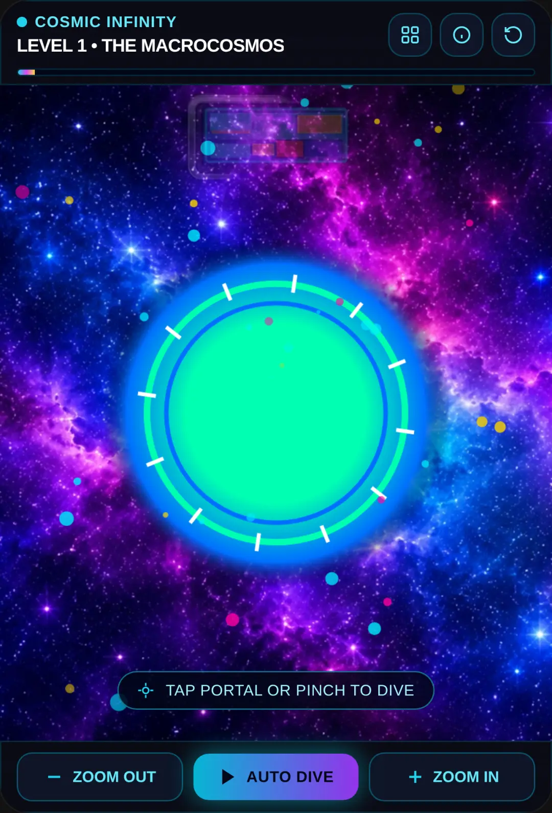 Cosmic Infinity — Infinite Zoom cover