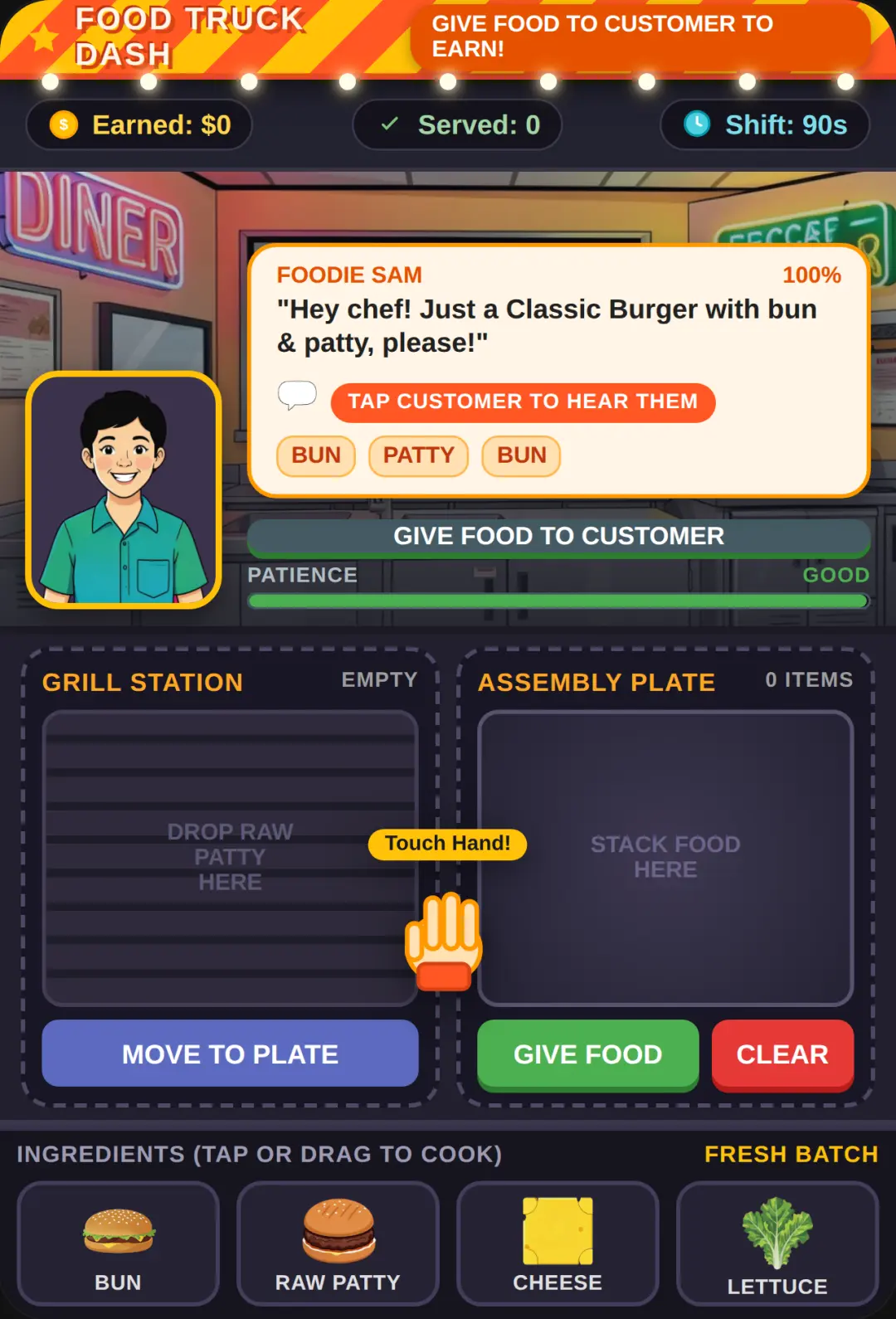 Food Truck Dash cover