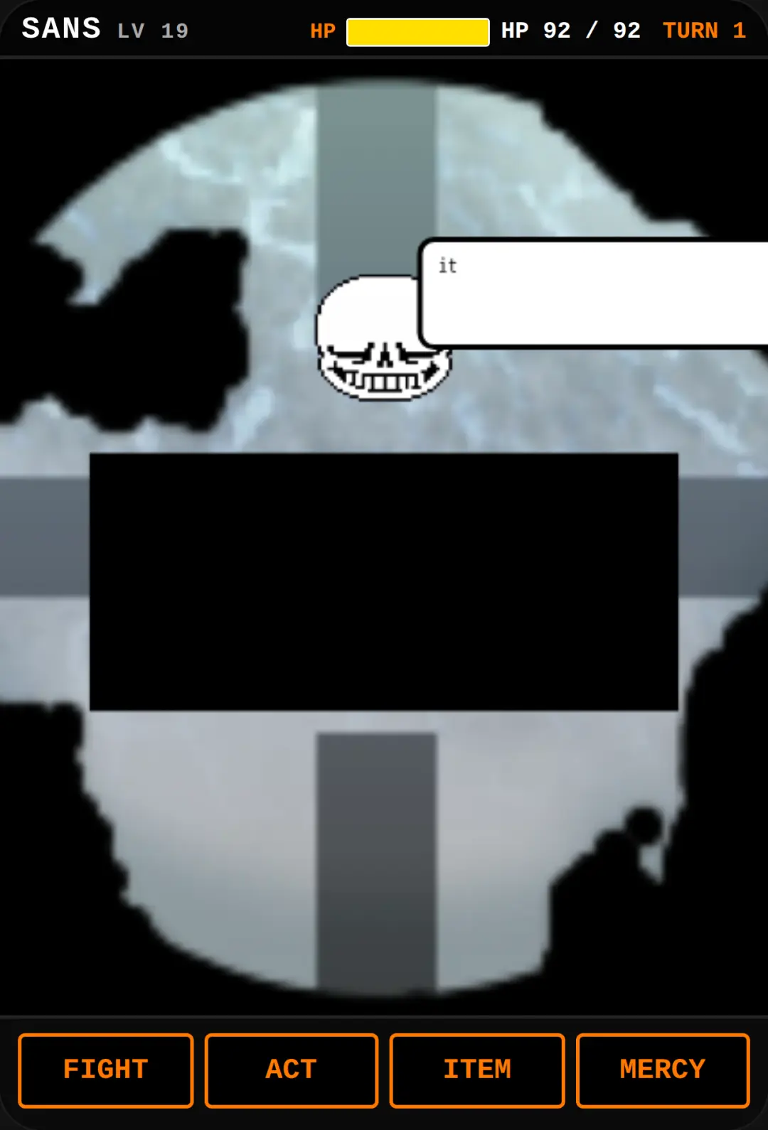 Sans Boss Battle cover