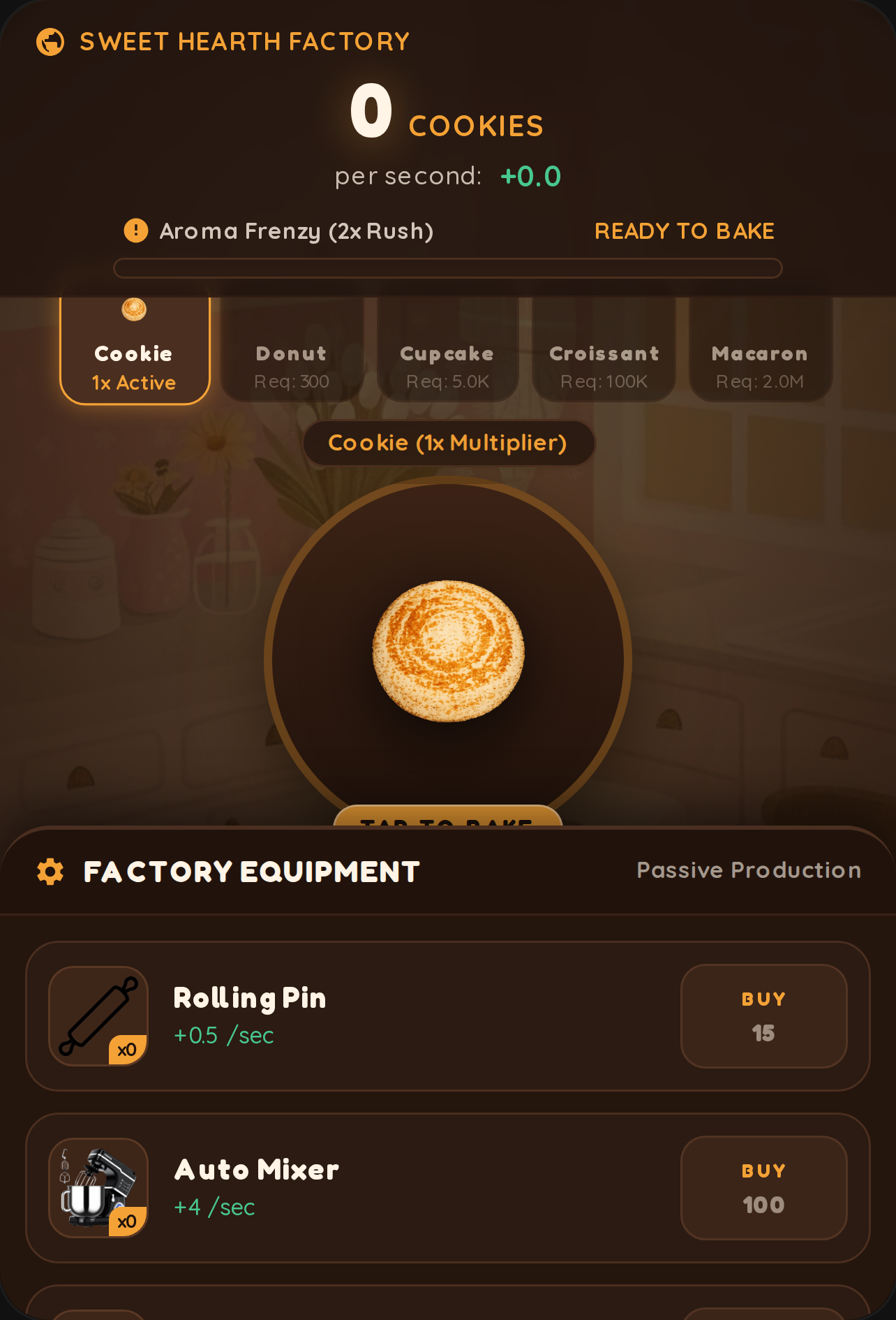 Cookie Factory Idle cover