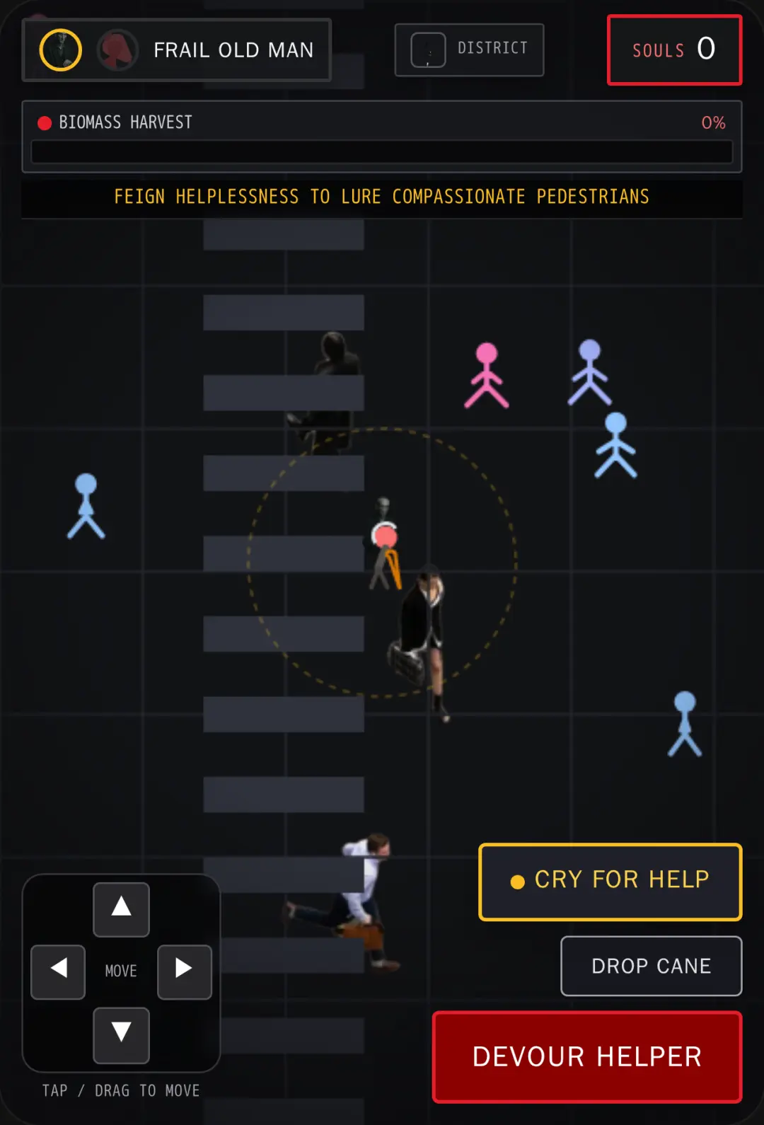 FEIGN AND DEVOUR - RED STICKMAN cover