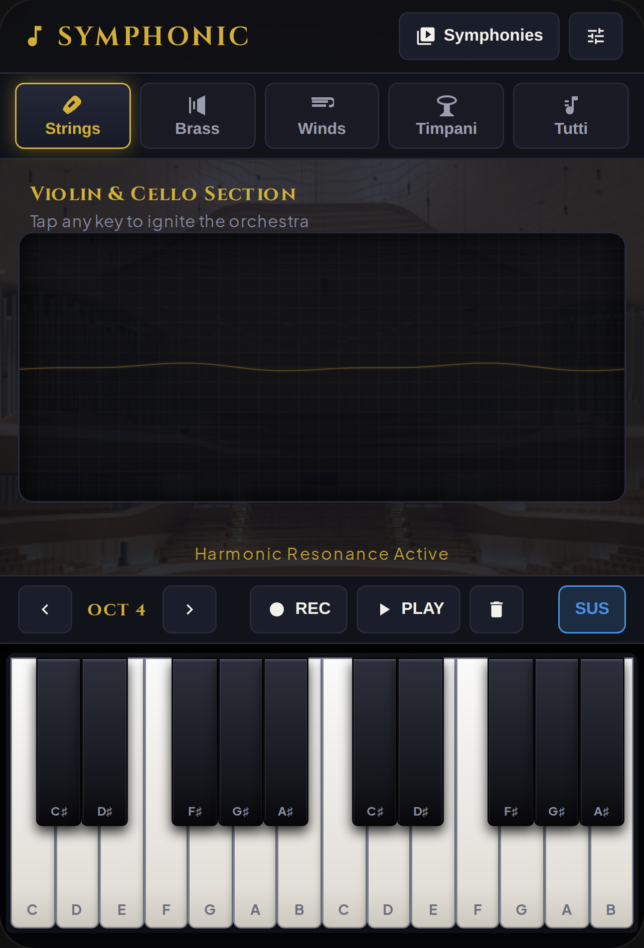 Symphonic Keyboard cover