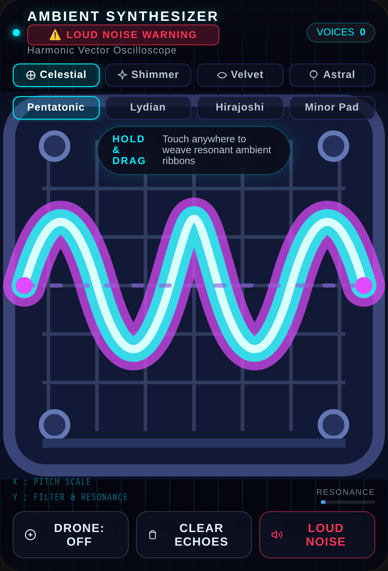 Harmonic Filaments - Ambient Synthesizer cover