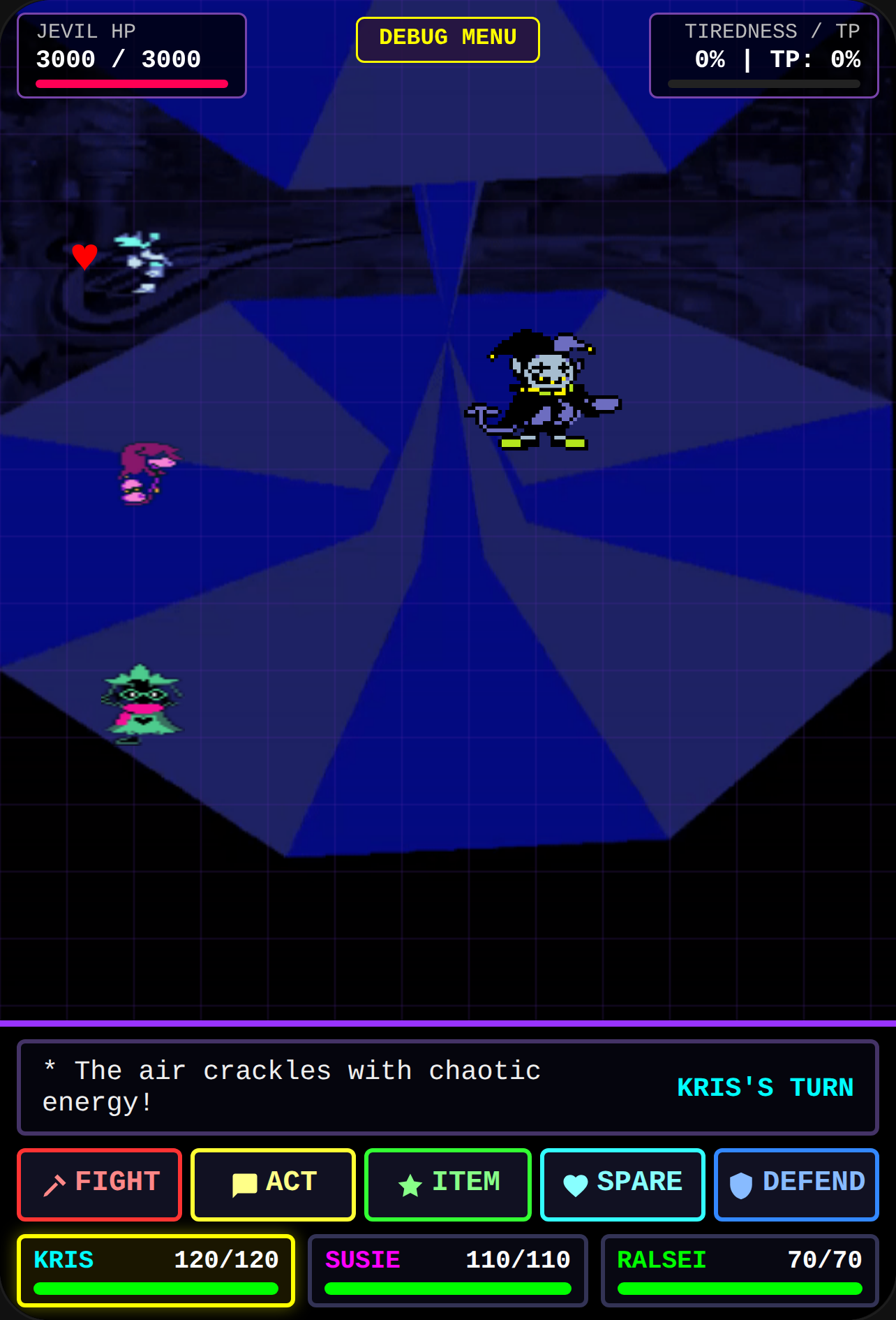 Deltarune: Jevil Battle cover